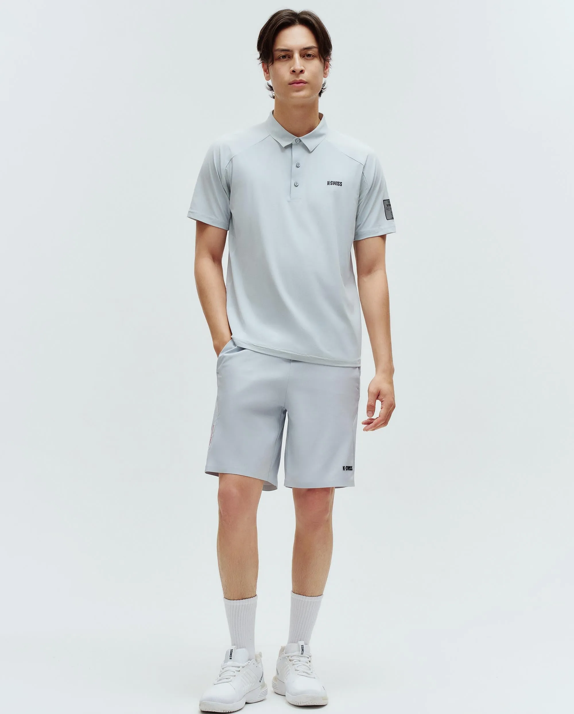 1010679-094 | COURT SHORT SLEEVE POLO SHIRT | GRAY/ASST