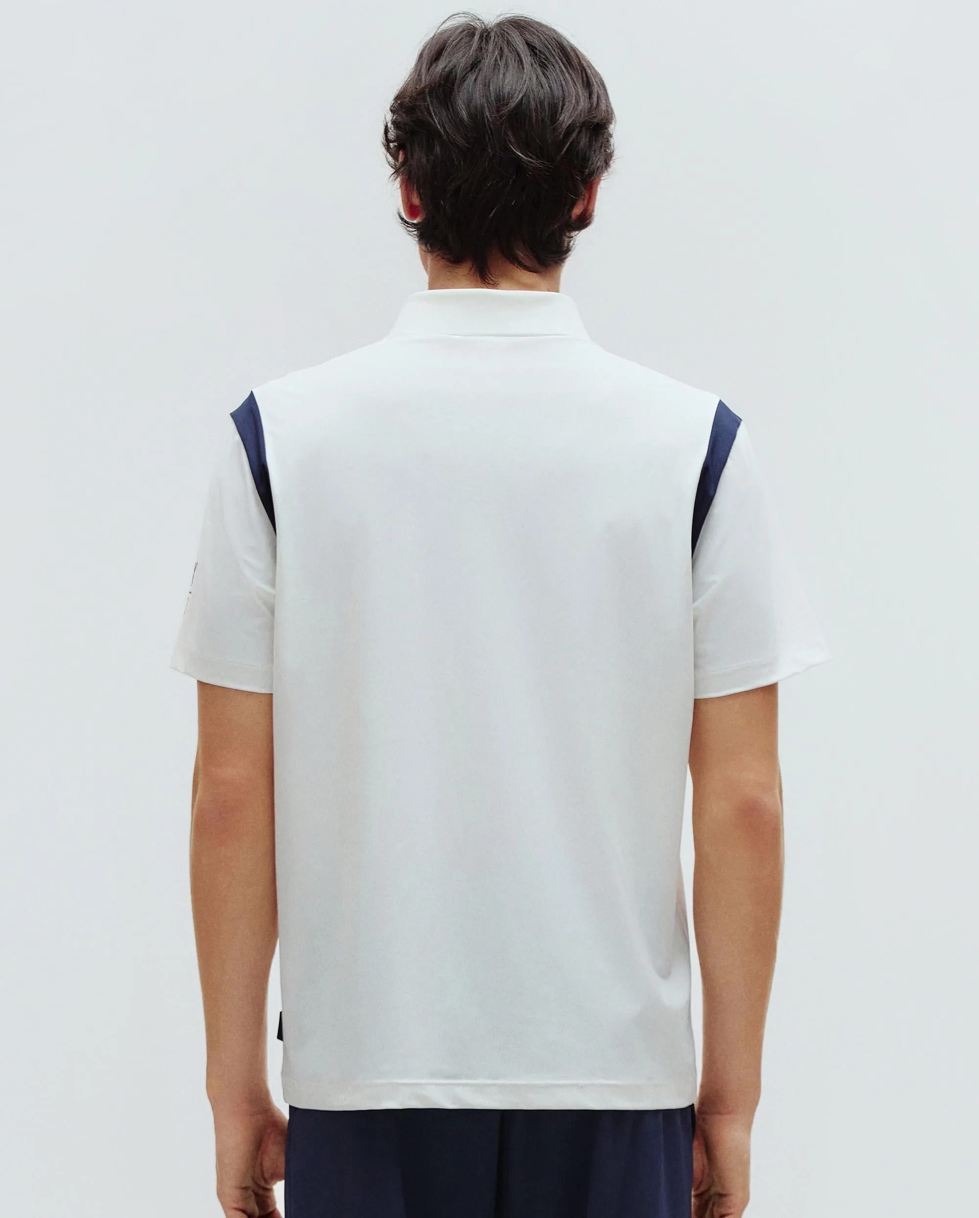 1010857-115 | MEN'S GRAND PARIS LOGO BLOCKCORE POLO SHIRT | WHITE/SPECIAL