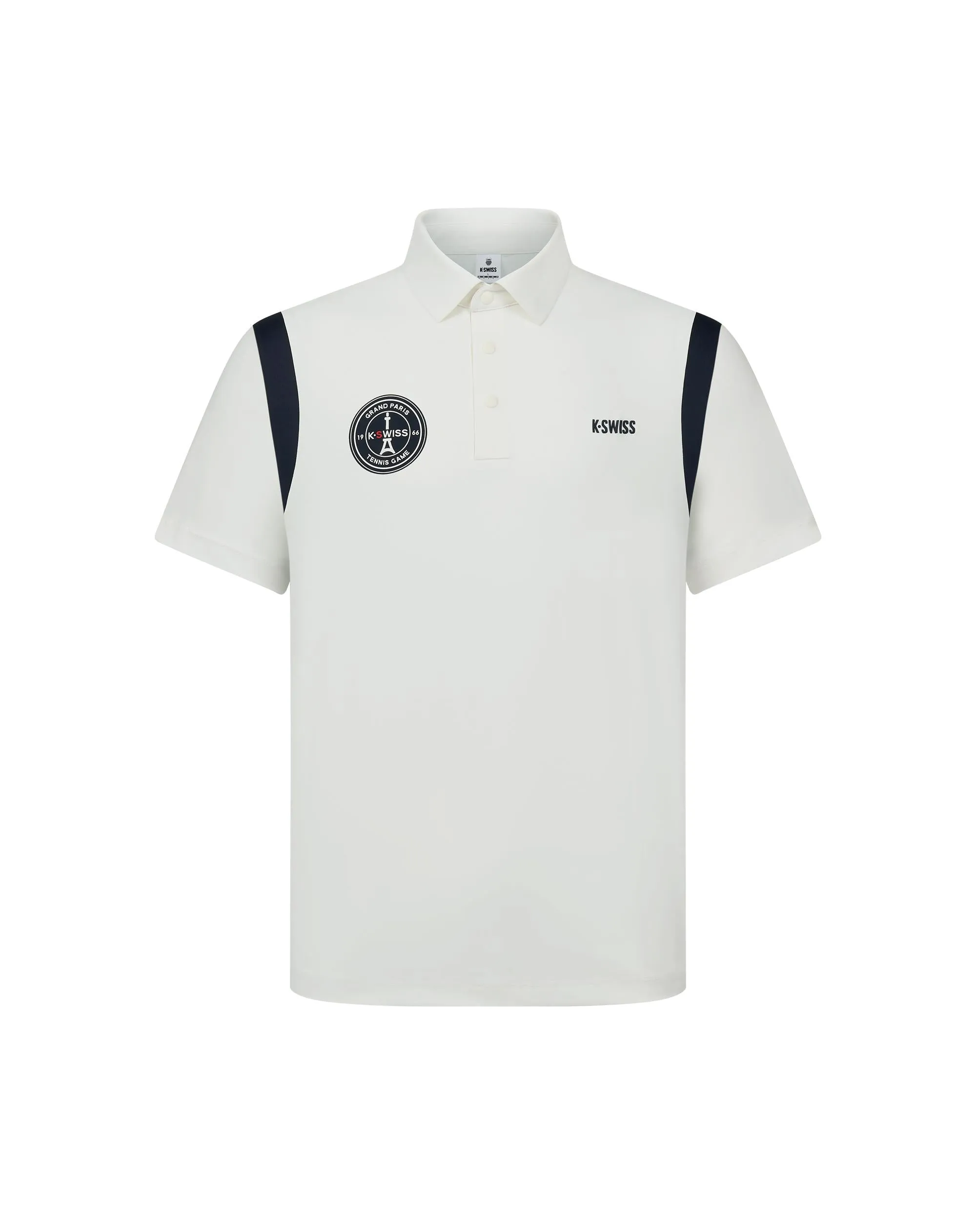 1010857-115 | MEN'S GRAND PARIS LOGO BLOCKCORE POLO SHIRT | WHITE/SPECIAL