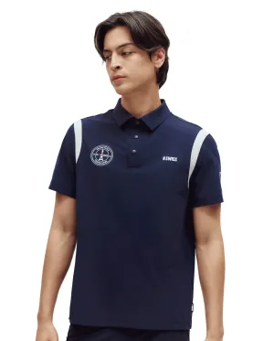 1010857-456 | MEN'S GRAND PARIS LOGO BLOCKCORE POLO SHIRT | BLUE/MISC