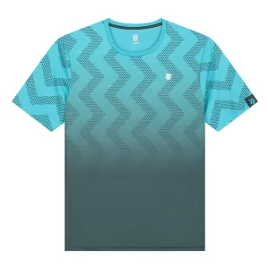 104911-456 | HYPERCOURT PRINT CREW | SCUBA BLUE / DARK SHADOW