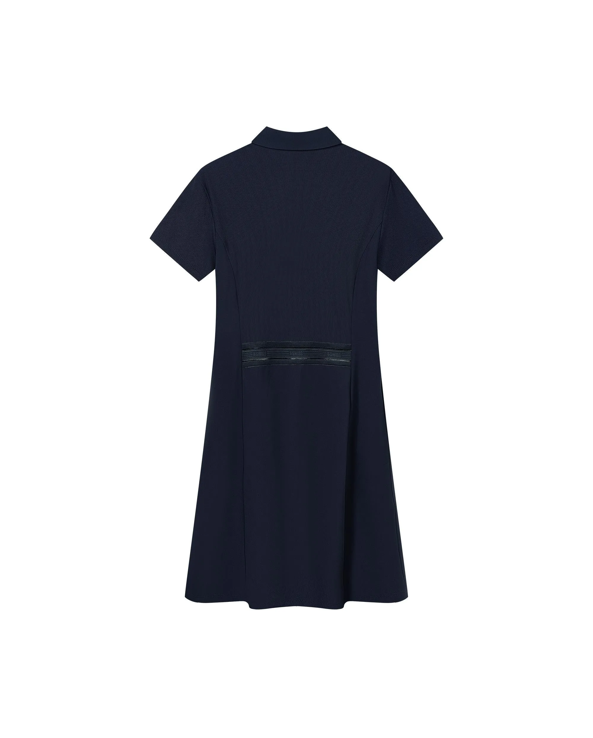 1910078-495 | WOMEN'S K-SWISS LOGO JACQUARD POLO DRESS | BLUE/MISC