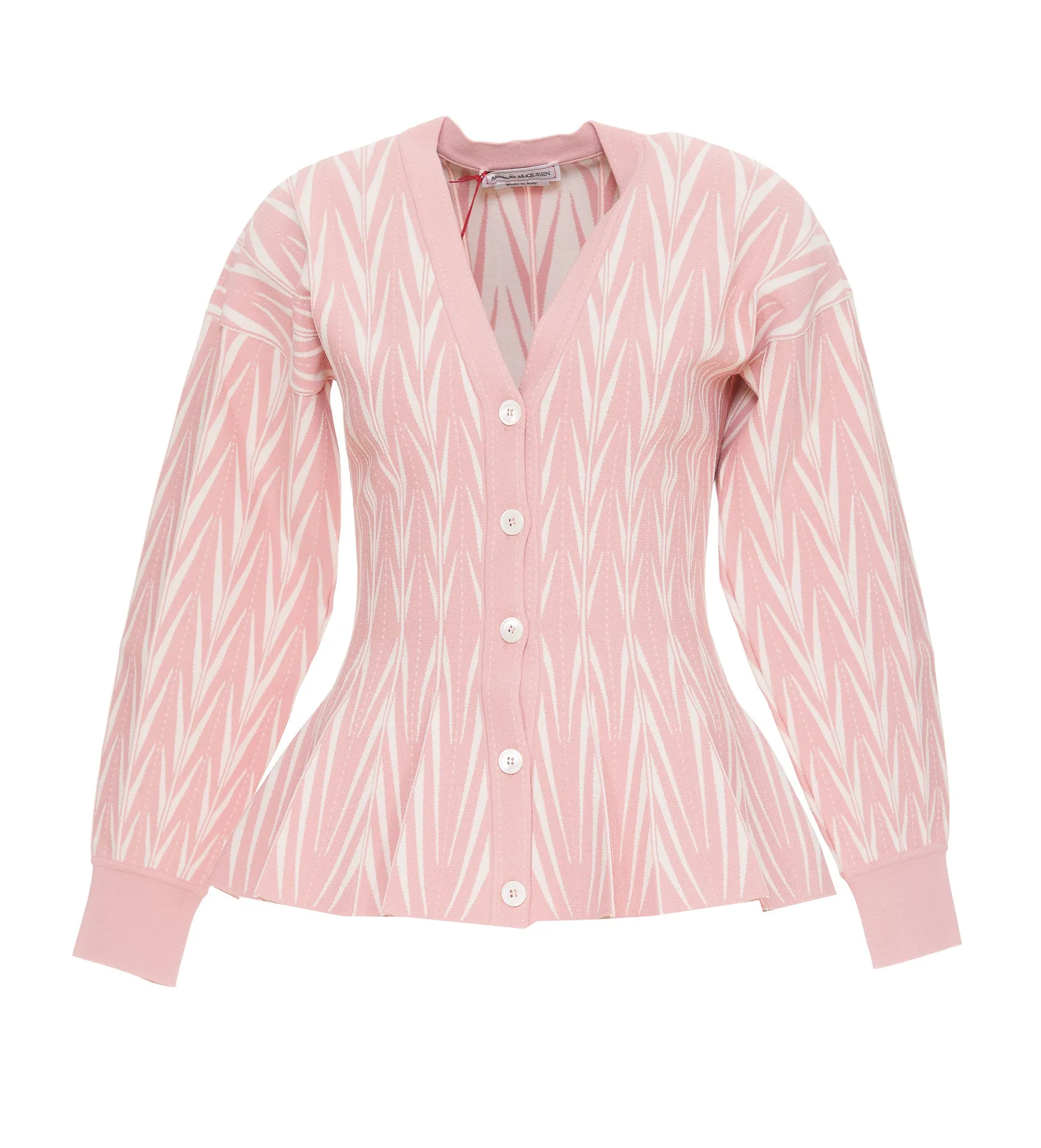 Alexander McQueen Patterned V-Neck Cardigan