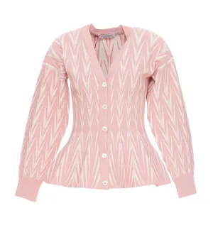 Alexander McQueen Patterned V-Neck Cardigan