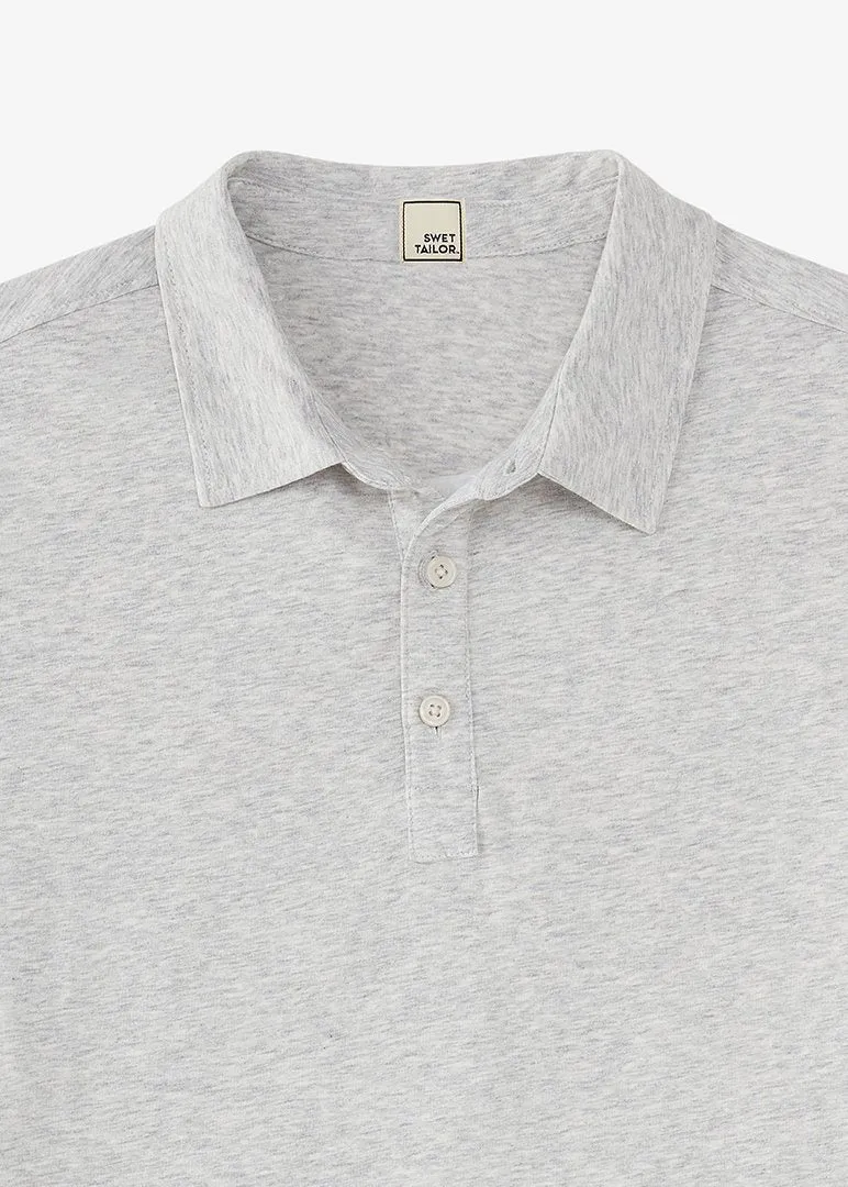 All-In Polo | Heather Grey