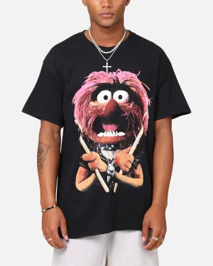 American Thrift Disney The Muppets Animal Vintage T-Shirt Black