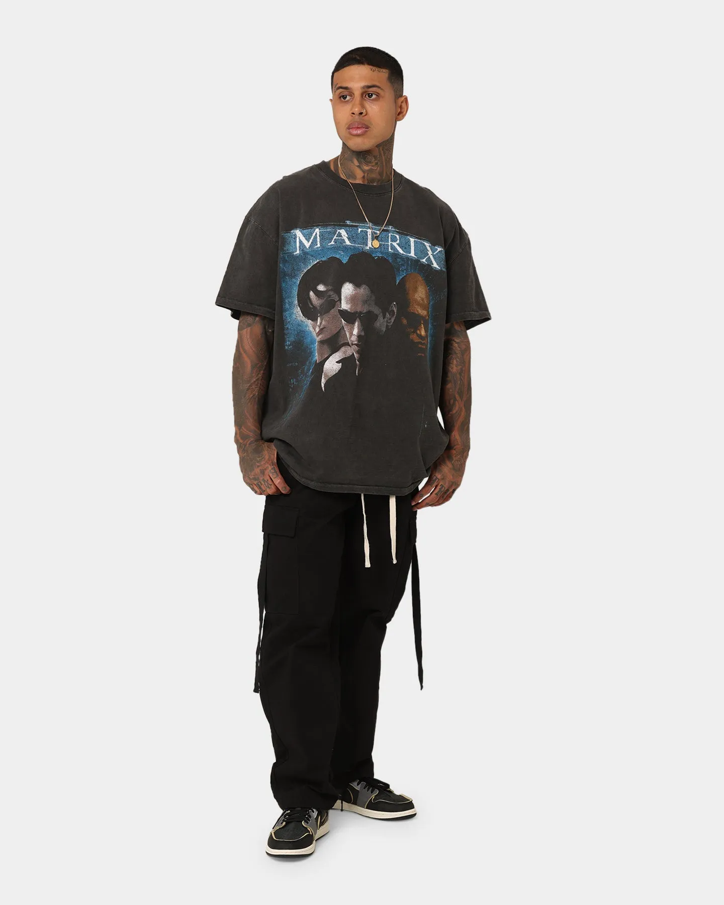 American Thrift X The Matrix Heavyweight Vintage T-Shirt Black Wash