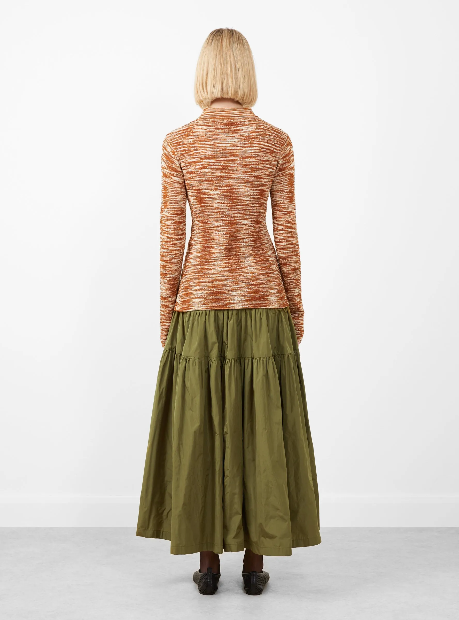 Avril Polo Burnt Orange Spacedye