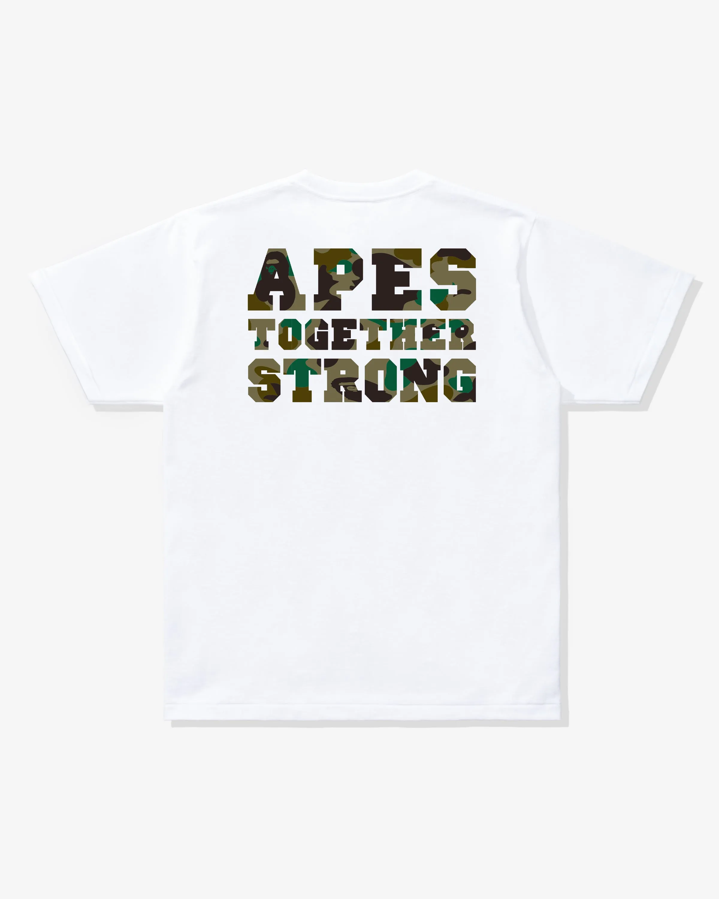 BAPE 1ST CAMO COLLEGE ATS TEE - WHITE