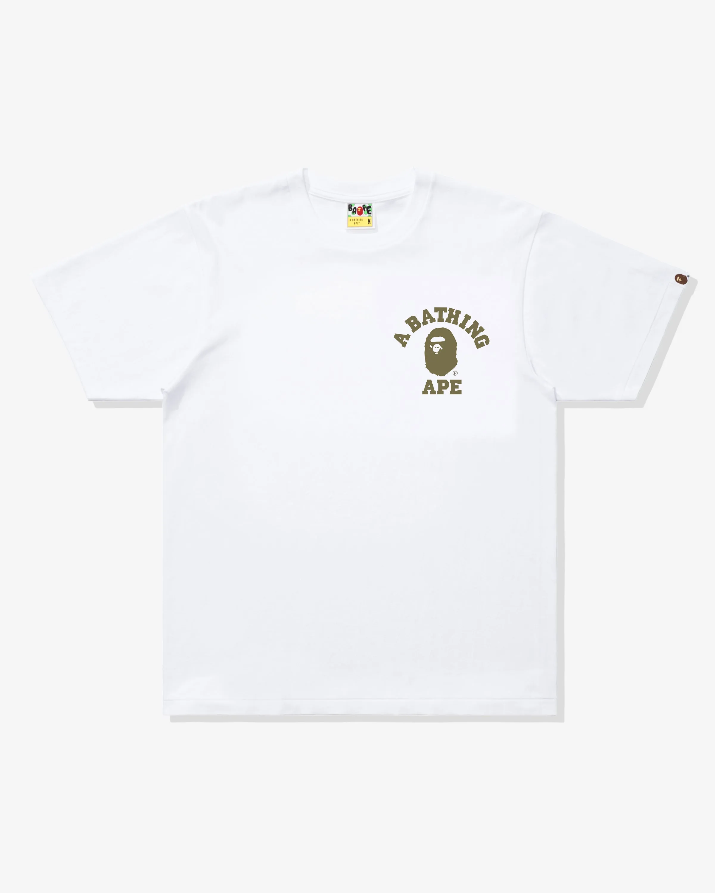 BAPE 1ST CAMO COLLEGE ATS TEE - WHITE