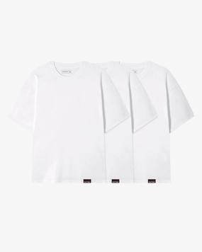Basic Tee White 3Xpack