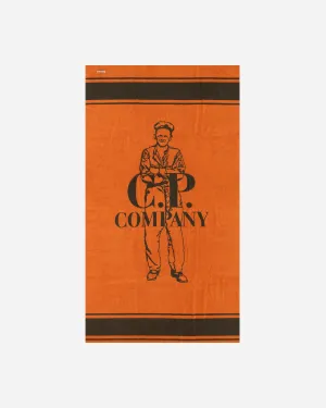 Beach Towel Gold Flame