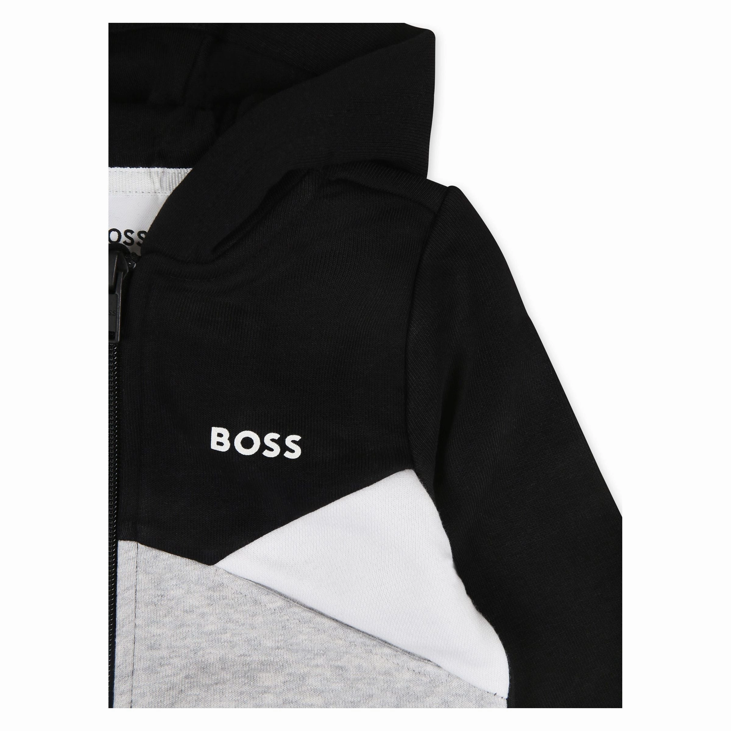 Black Colorblock Tracksuit