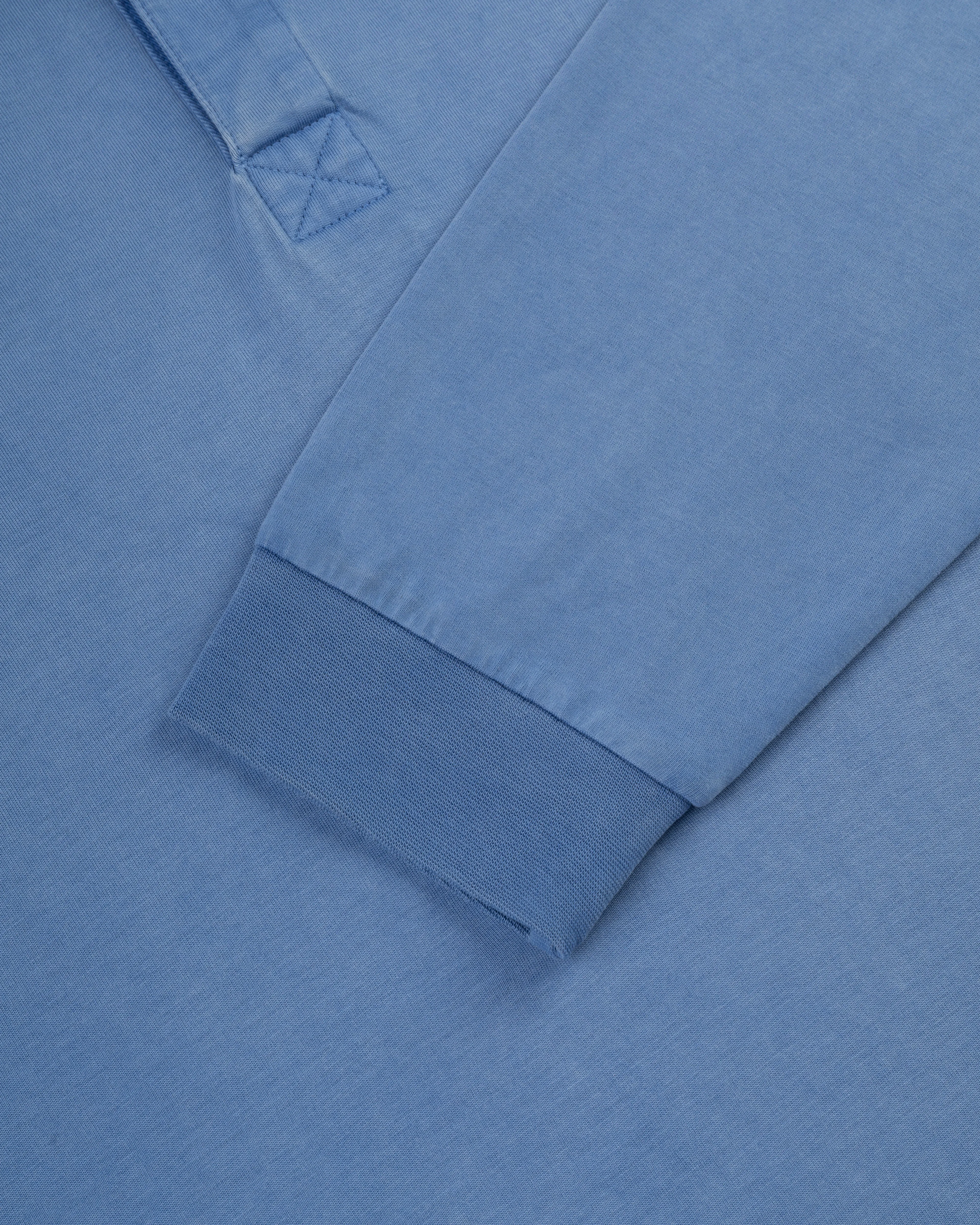 BLUE SOLID RUGBY SHIRT