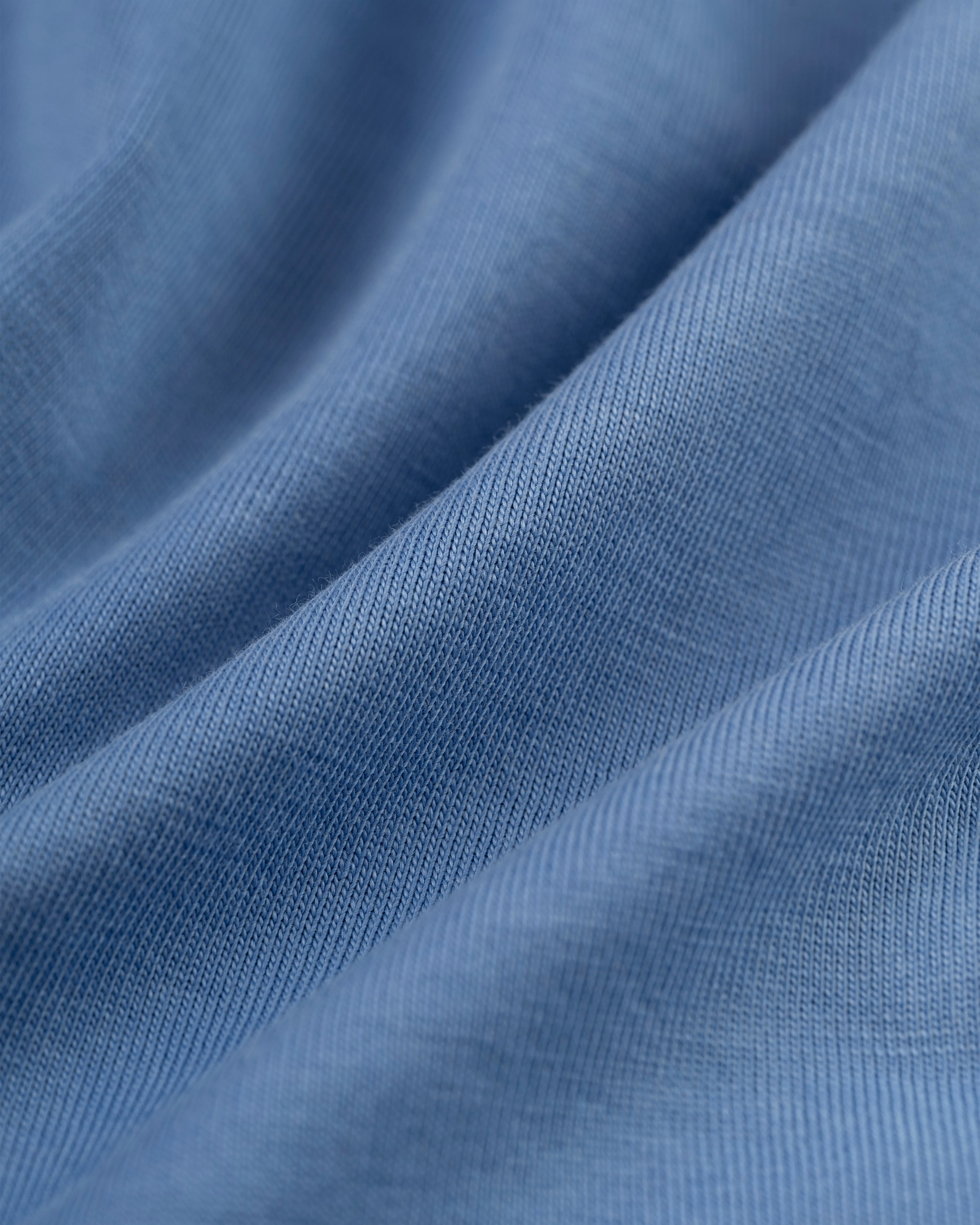 BLUE SOLID RUGBY SHIRT
