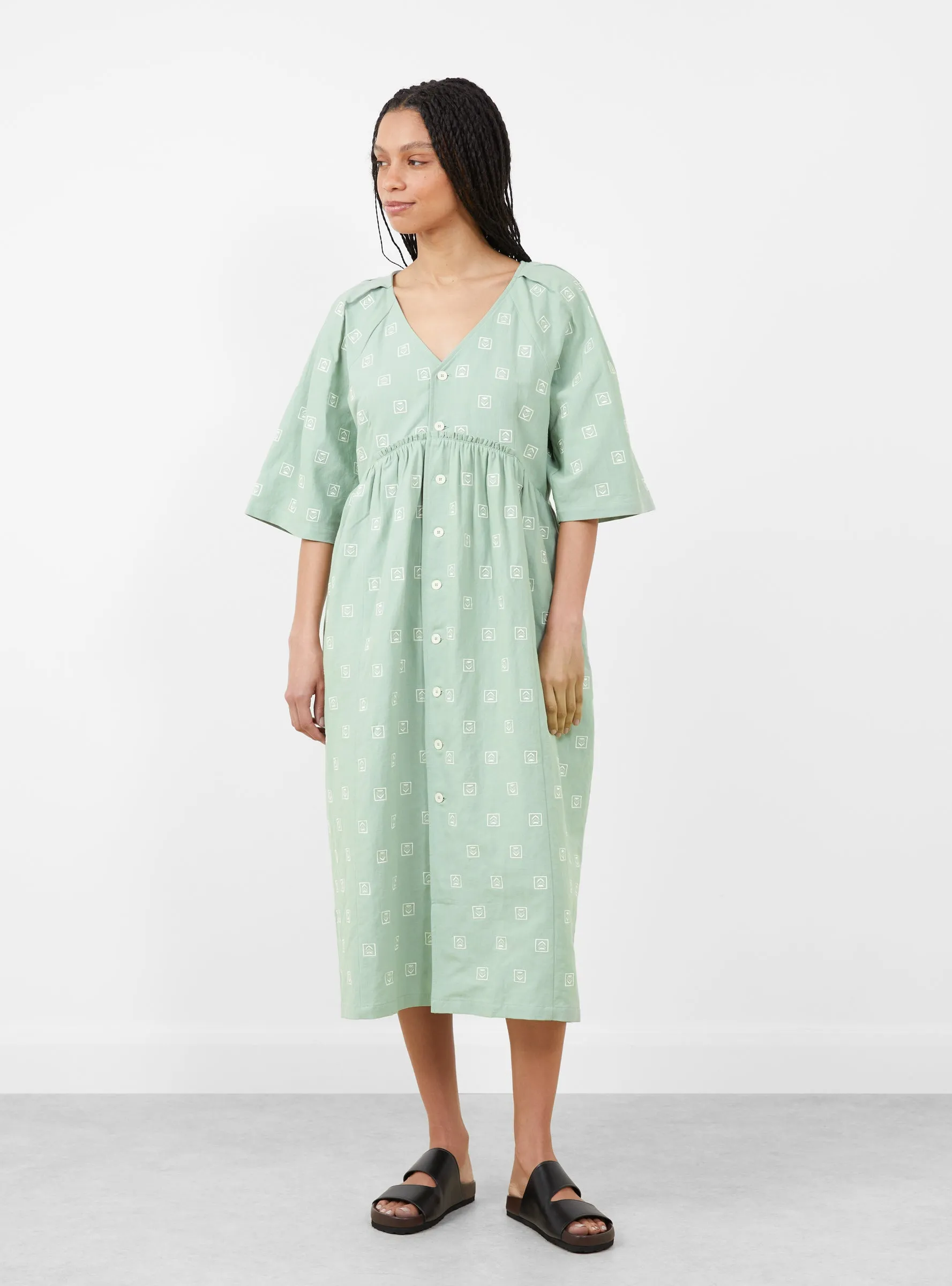 Bobby Dress Pale Sage