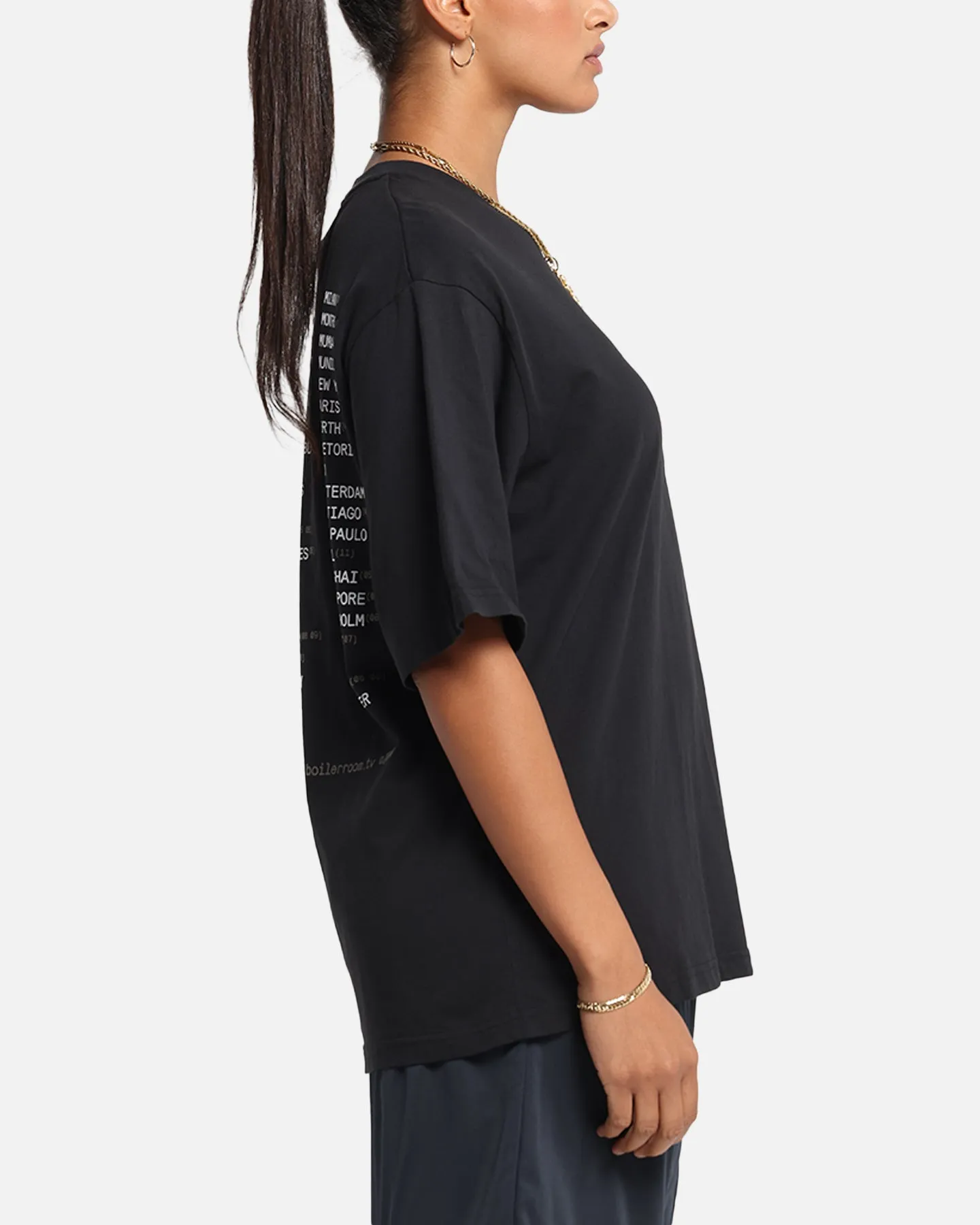 Boiler Room World Tour T-Shirt Black