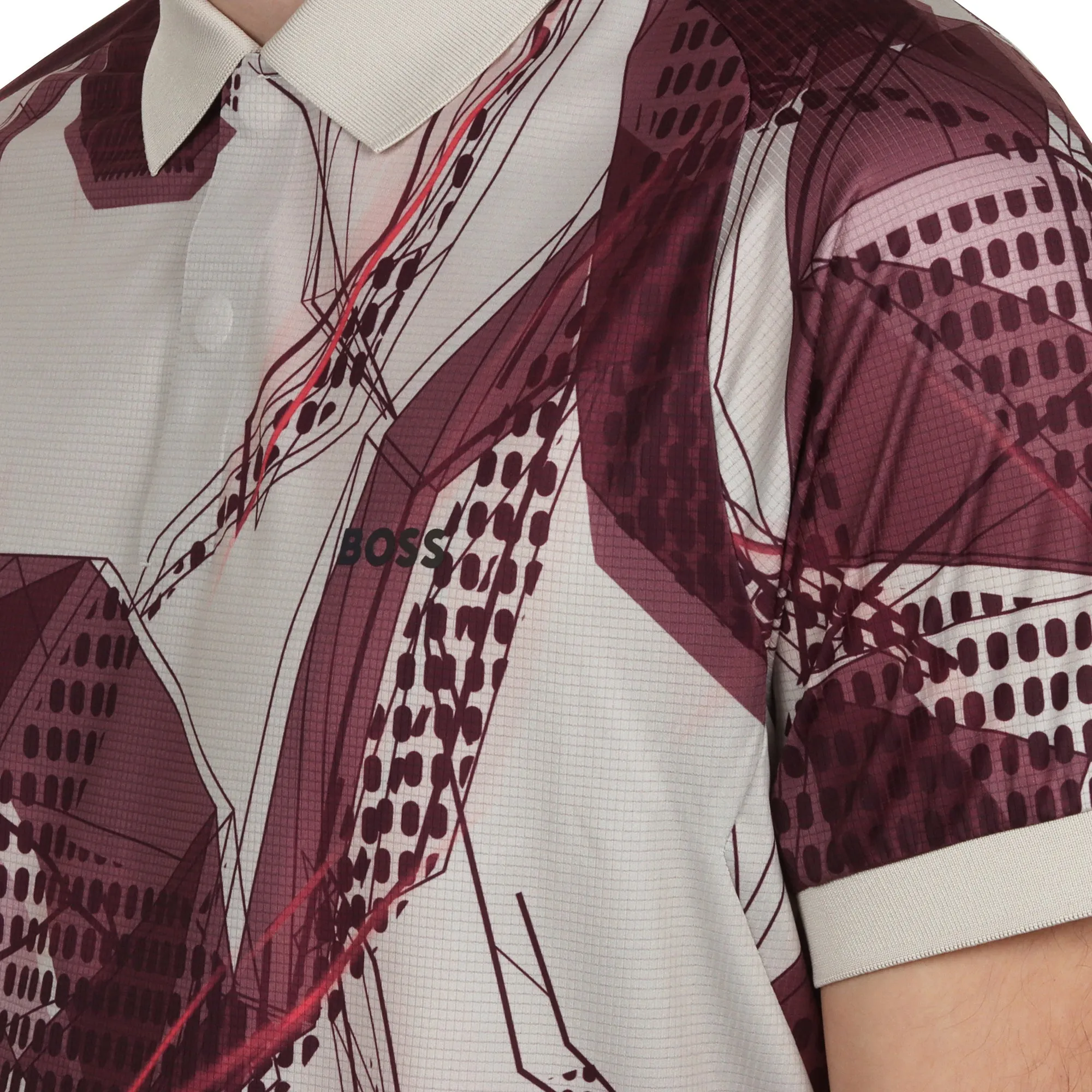 BOSS Paddy Desert Active Polo Shirt SU25