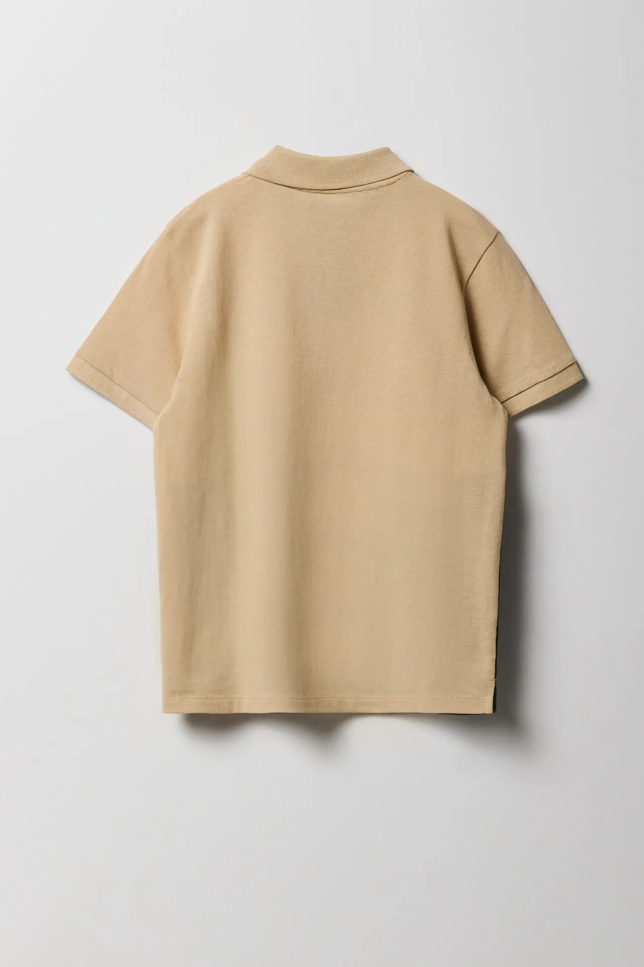 Boys Colourblock Polo Top