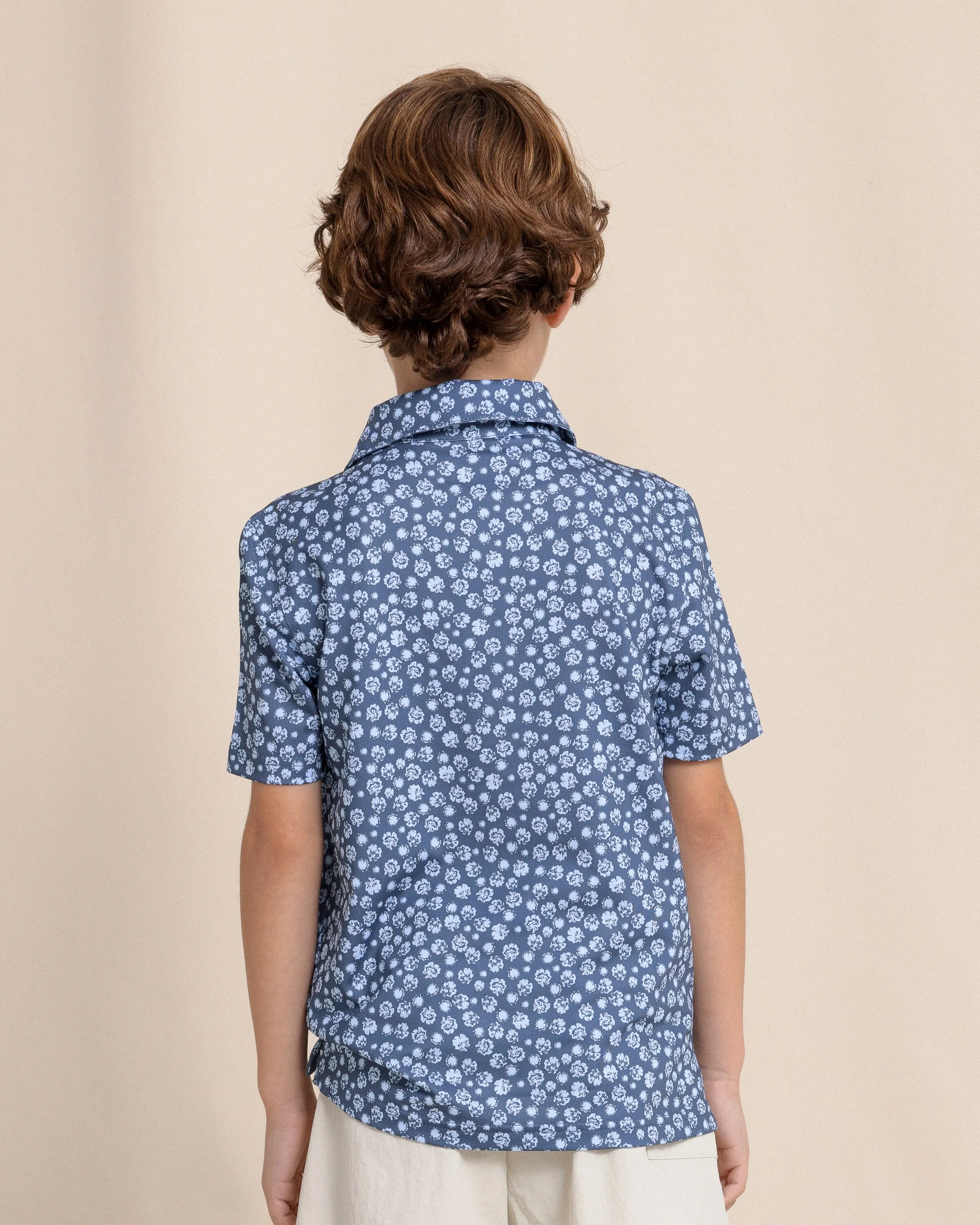 Boys Driver Blossom Bliss Performance Polo