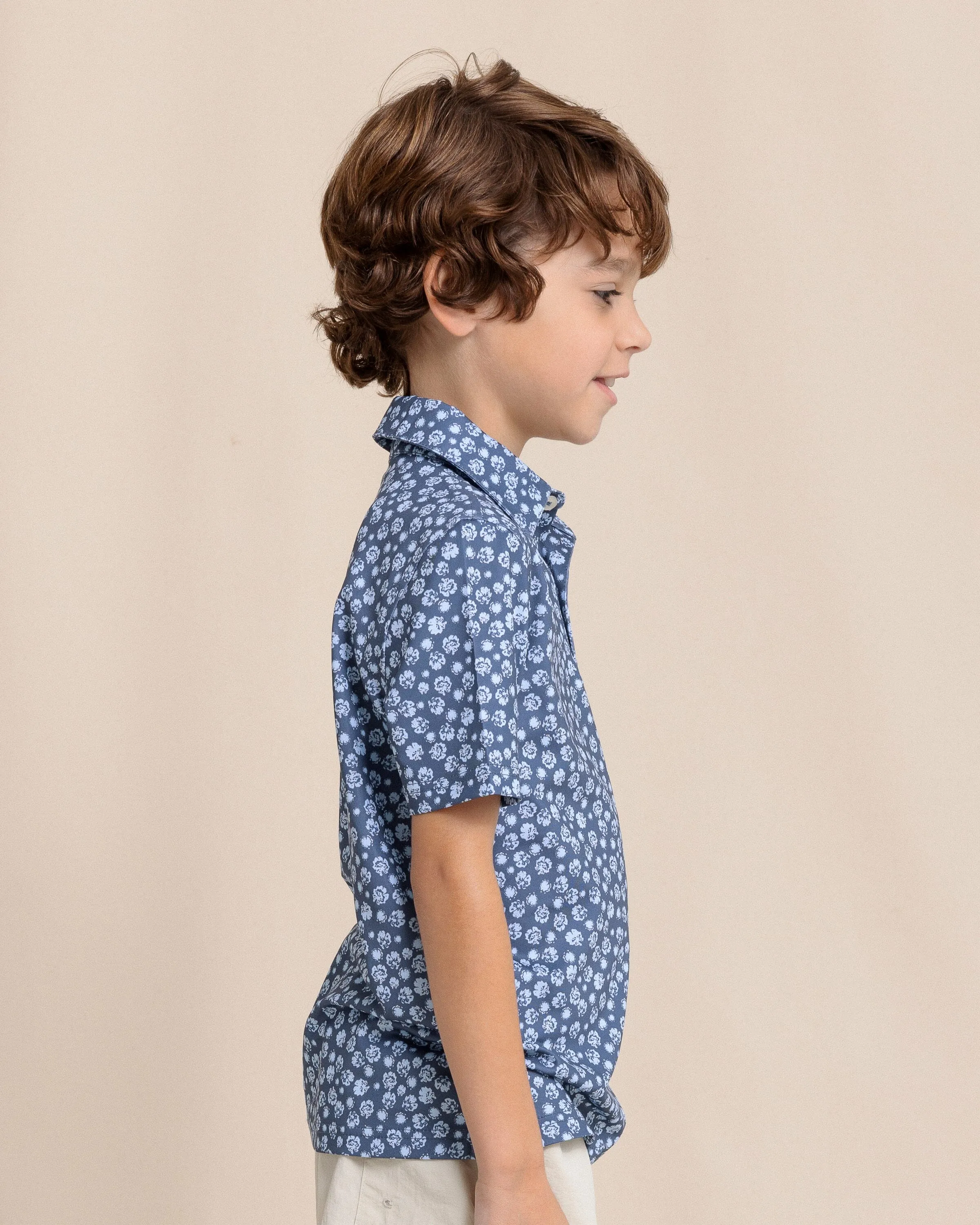 Boys Driver Blossom Bliss Performance Polo