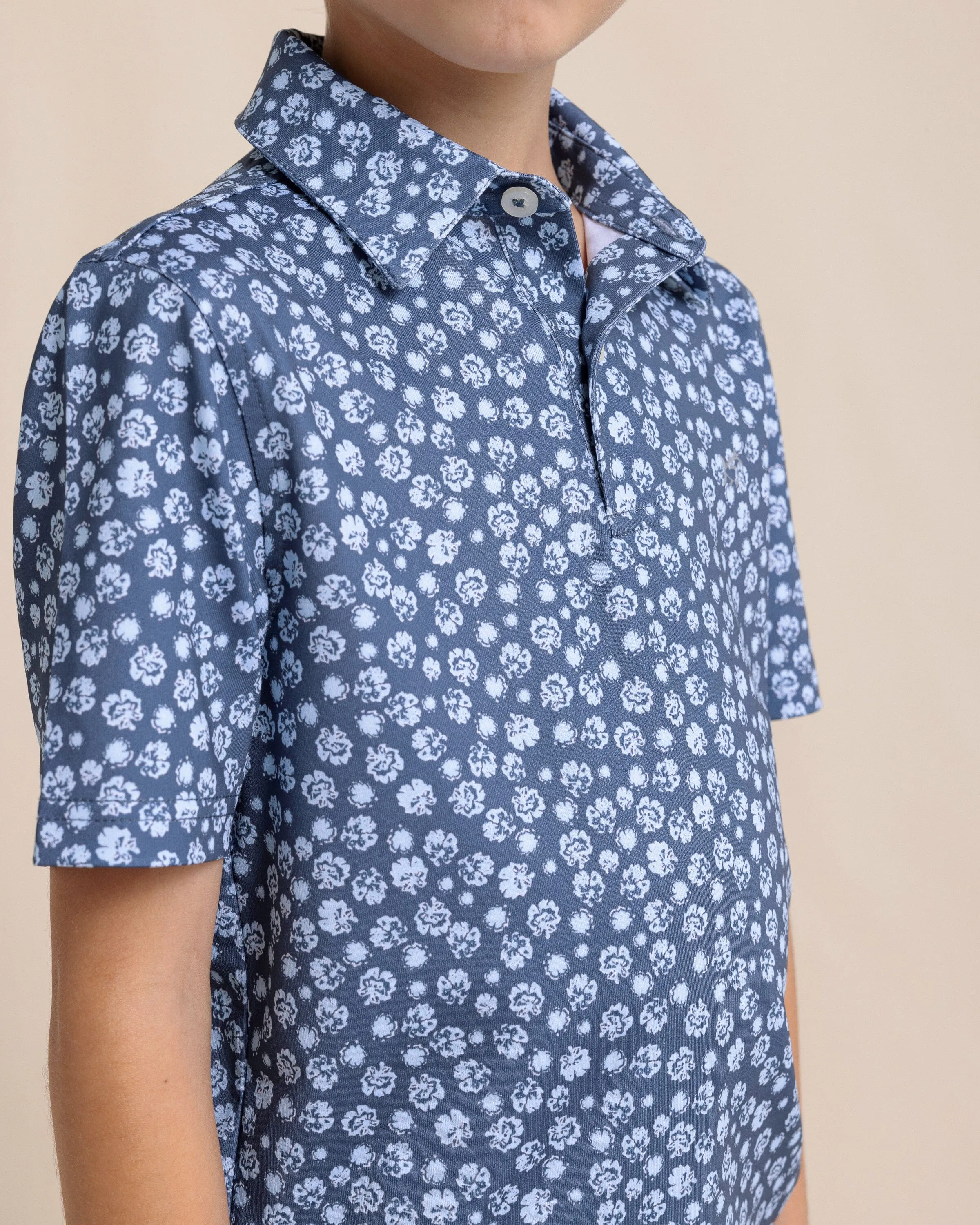 Boys Driver Blossom Bliss Performance Polo