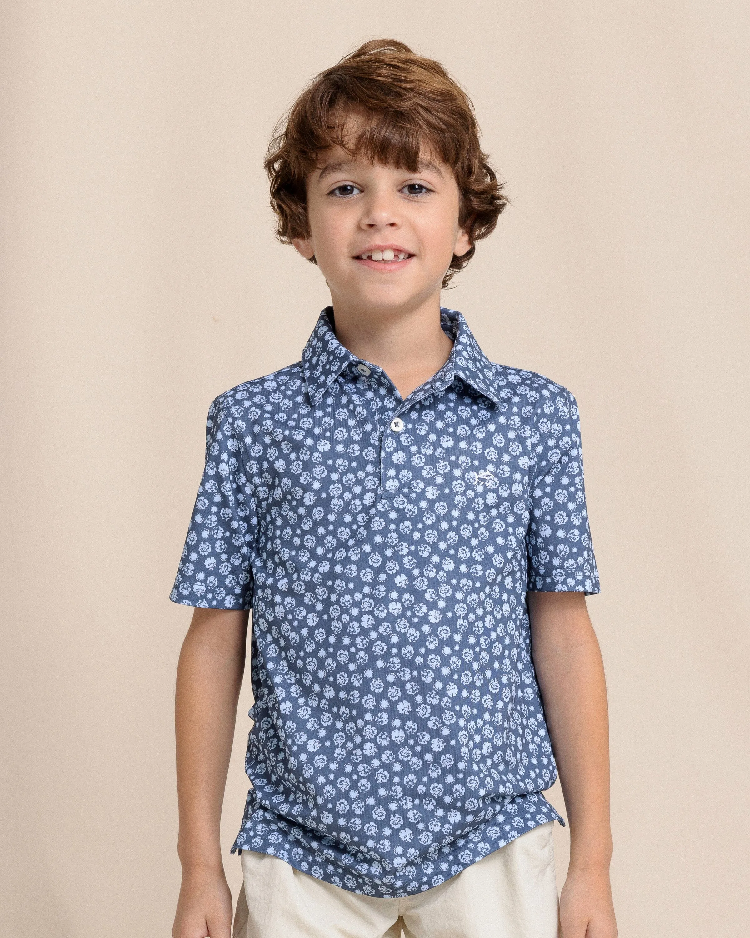 Boys Driver Blossom Bliss Performance Polo