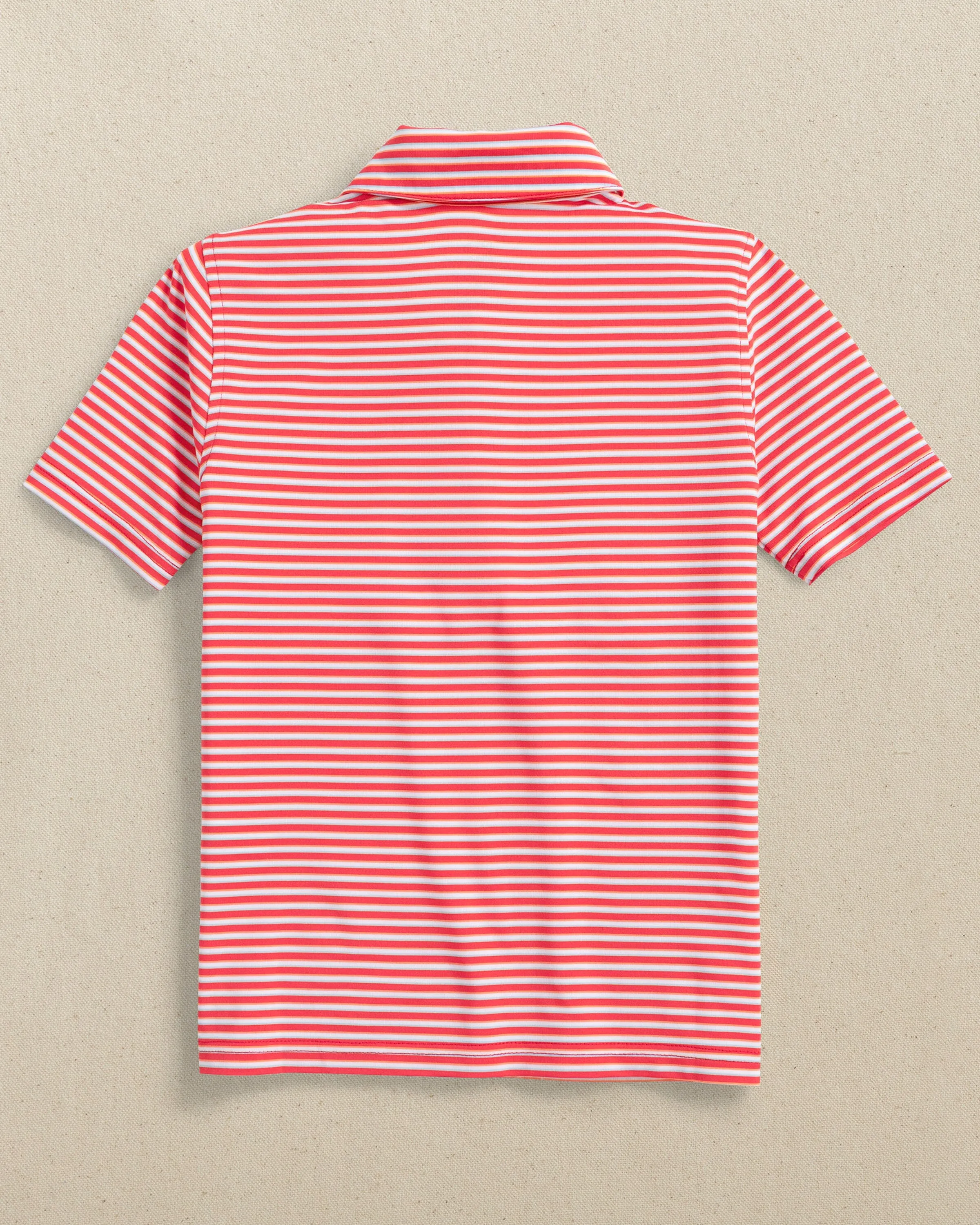 Boys Driver Caravel Stripe Performance Polo