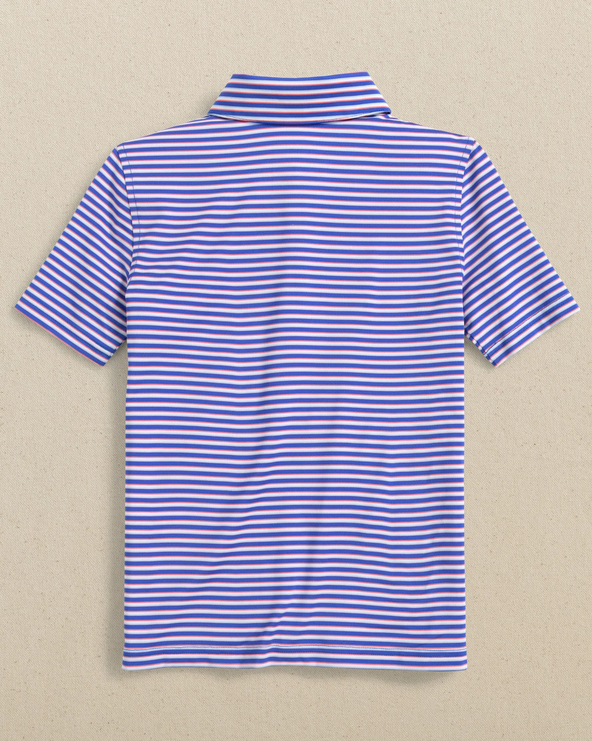 Boys Driver Caravel Stripe Performance Polo