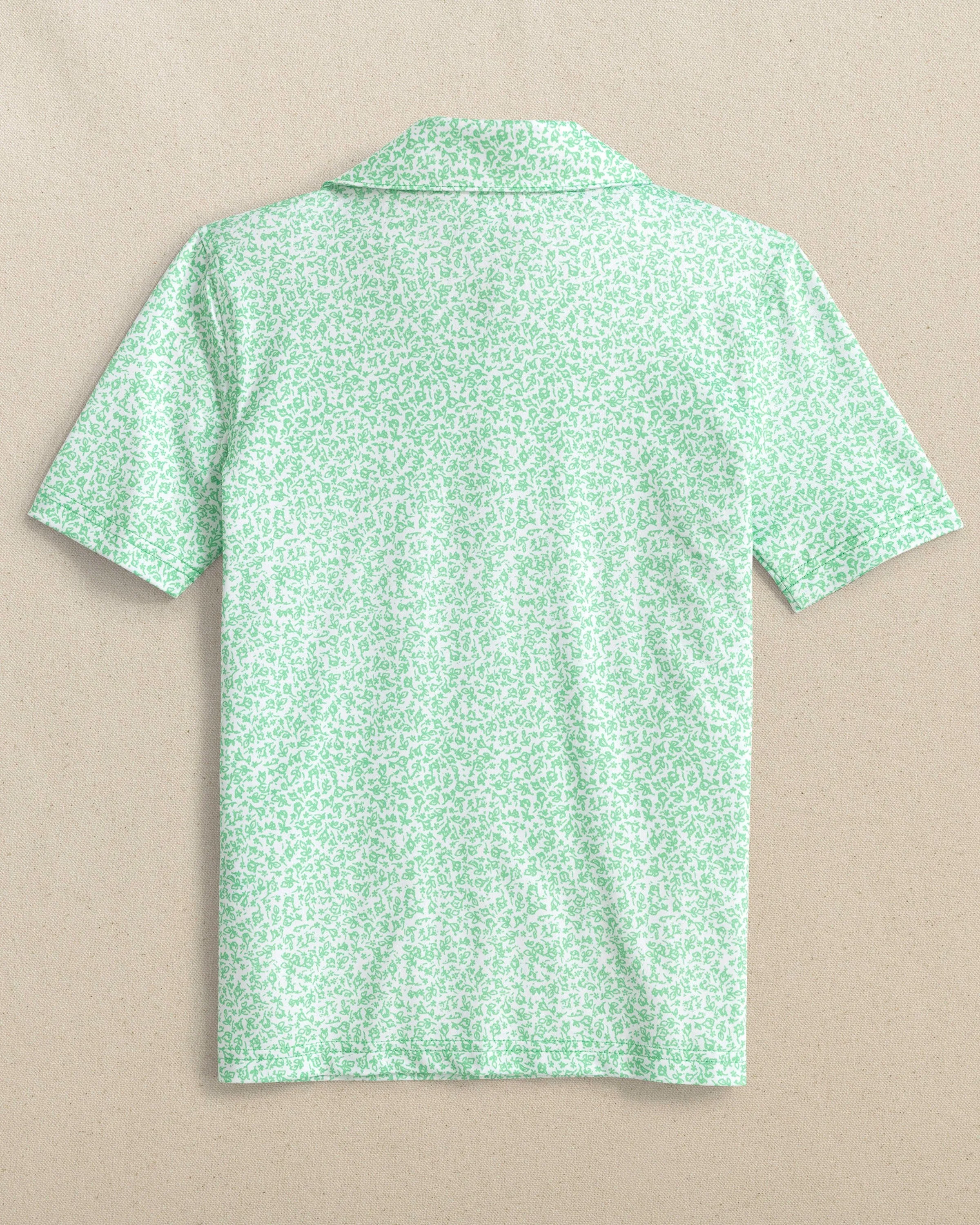 Boys Flower Frenzy Performance Polo