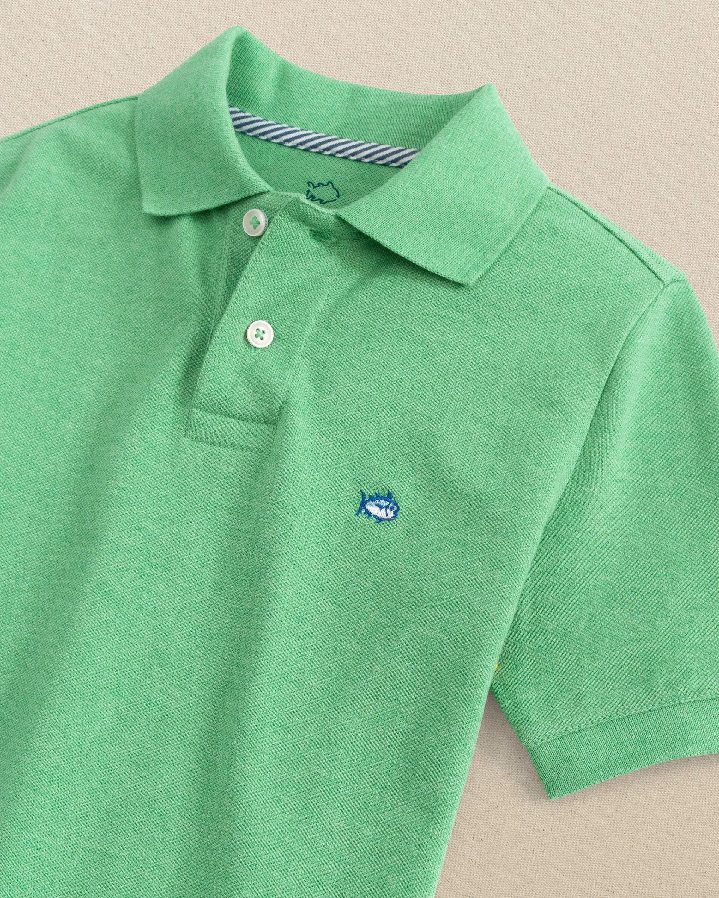 Boys Heather Skipjack Polo