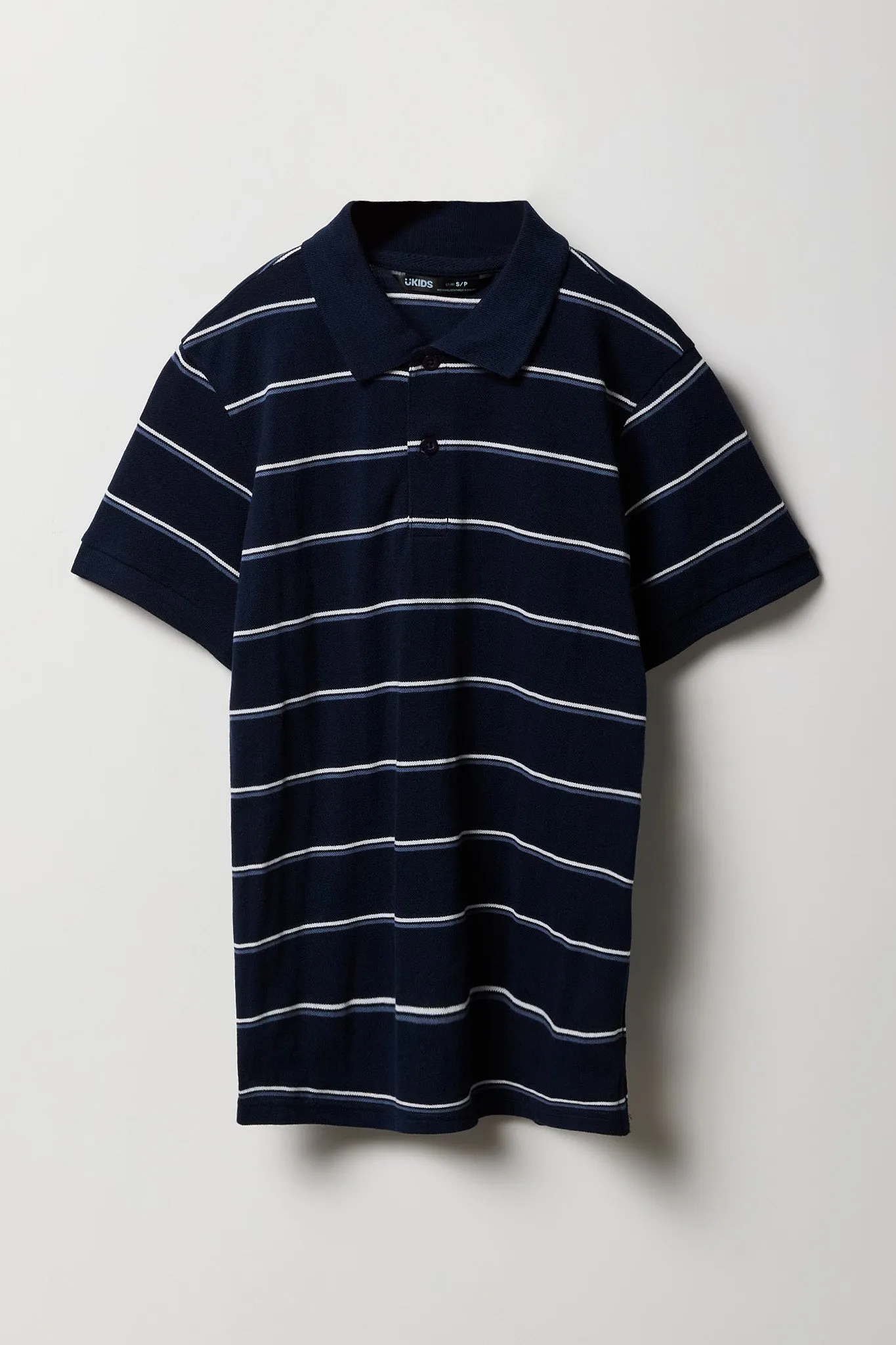 Boys Striped Polo Top