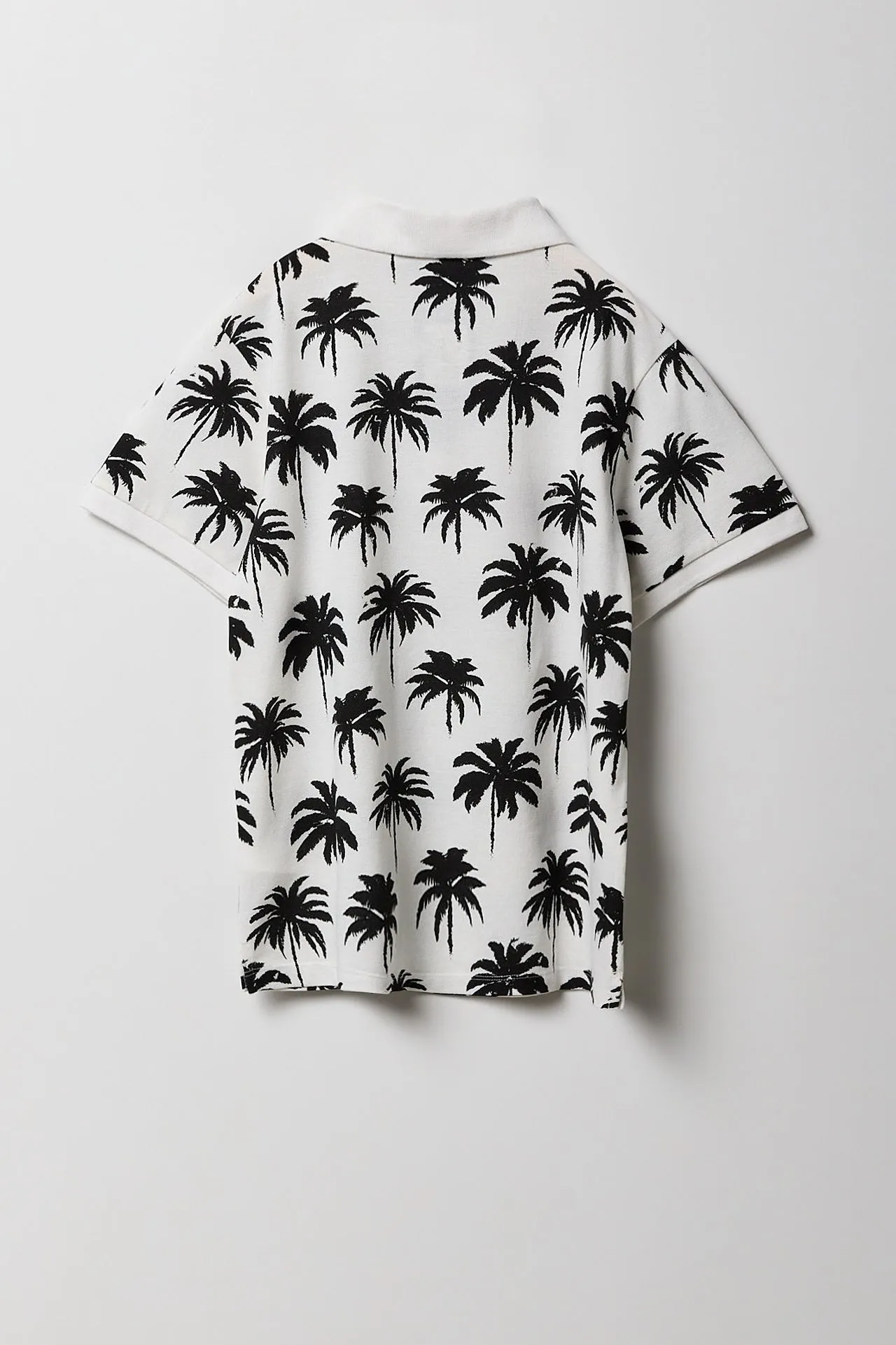 Boys Tropical Printed Polo Top