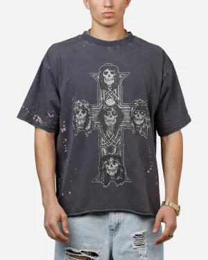 Bravado Guns N Roses Cross T-Shirt Washed Black