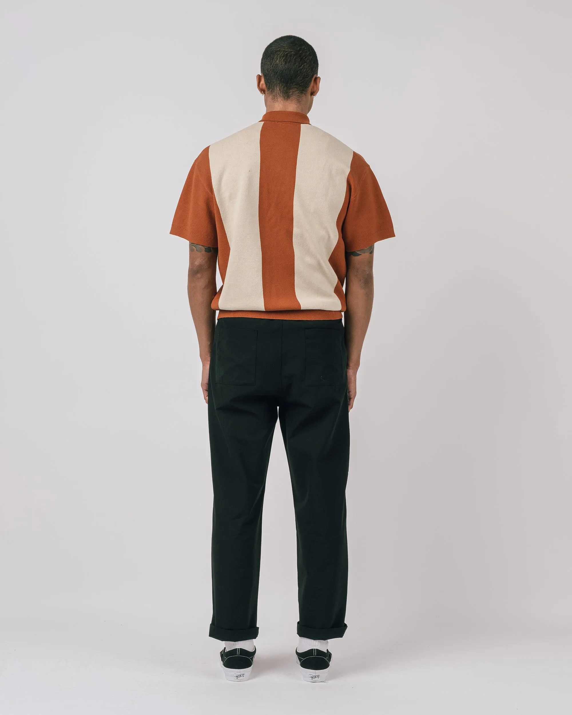 Browne S/S Knit Polo Sweater
