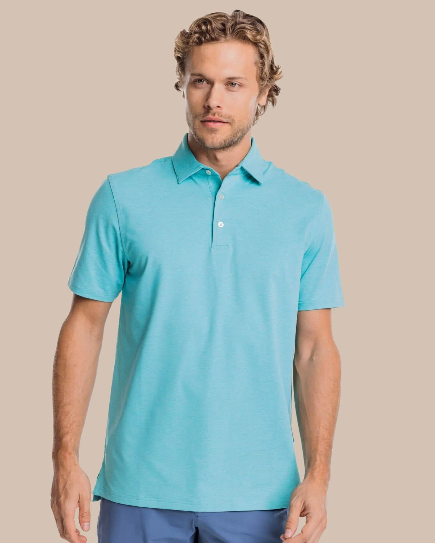 brrr°®-eeze Heather Performance Polo Shirt