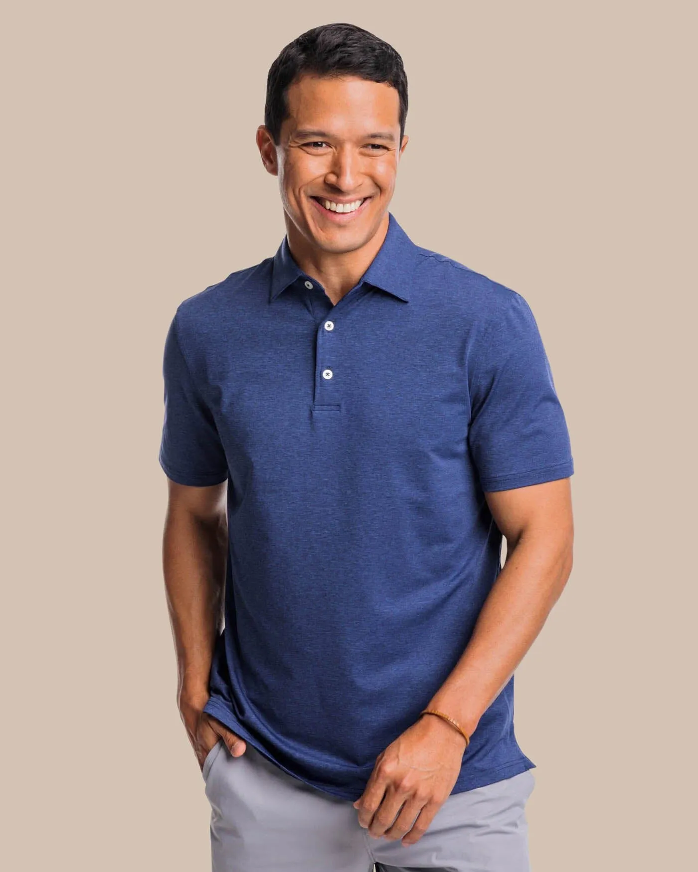 brrr°®-eeze Heather Performance Polo Shirt