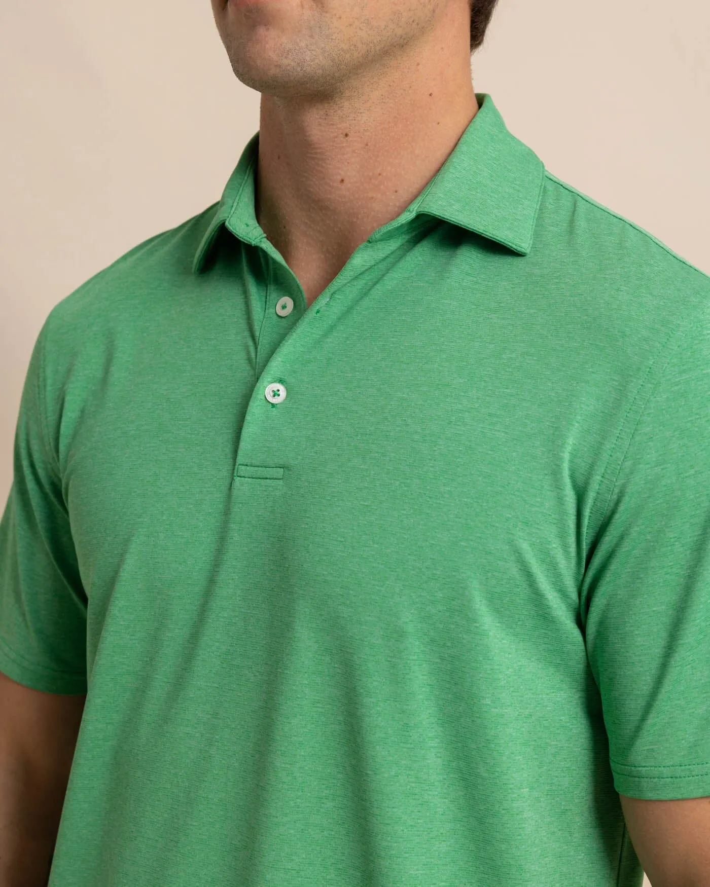 brrr°®-eeze Heather Performance Polo Shirt