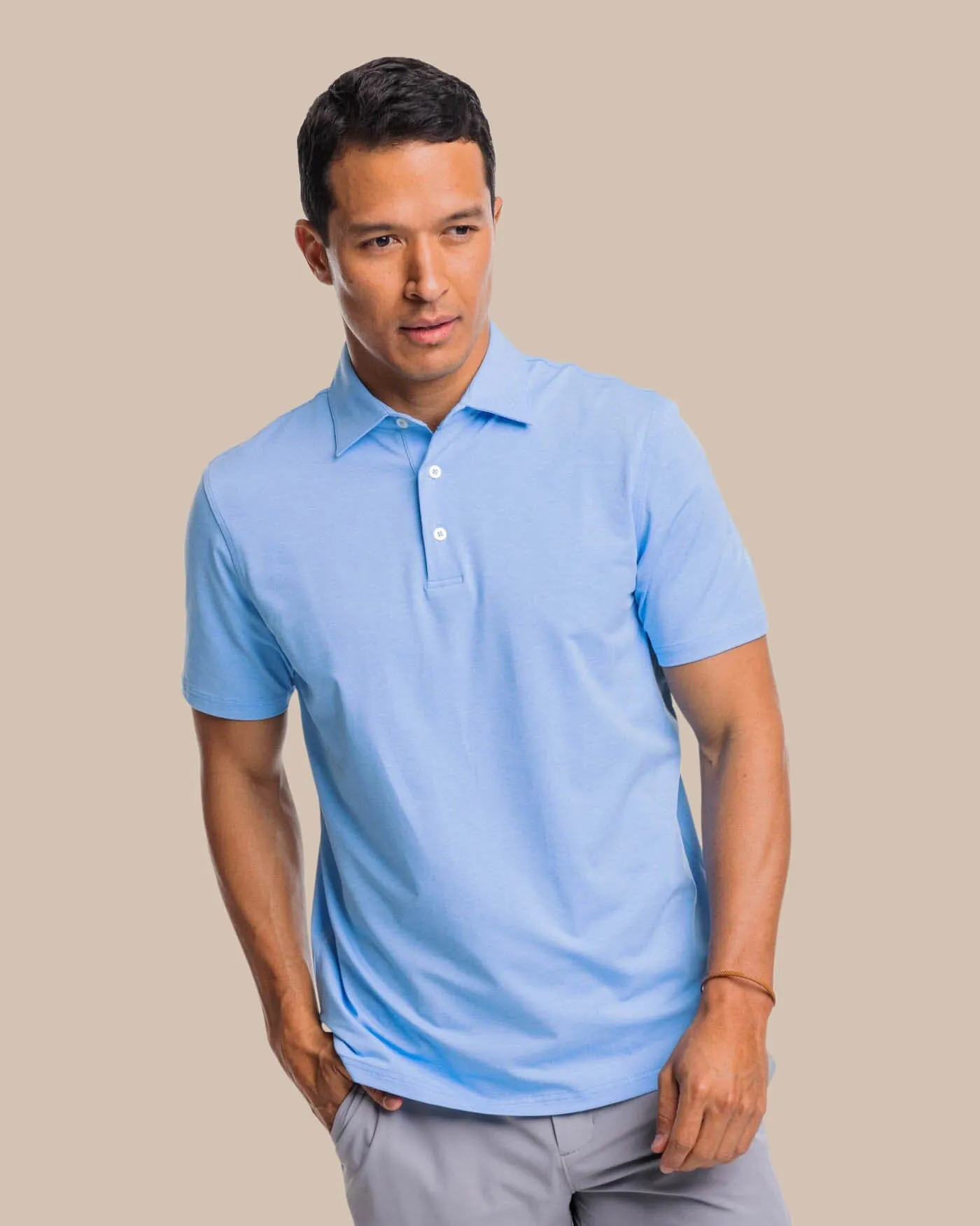 brrr°®-eeze Heather Performance Polo Shirt
