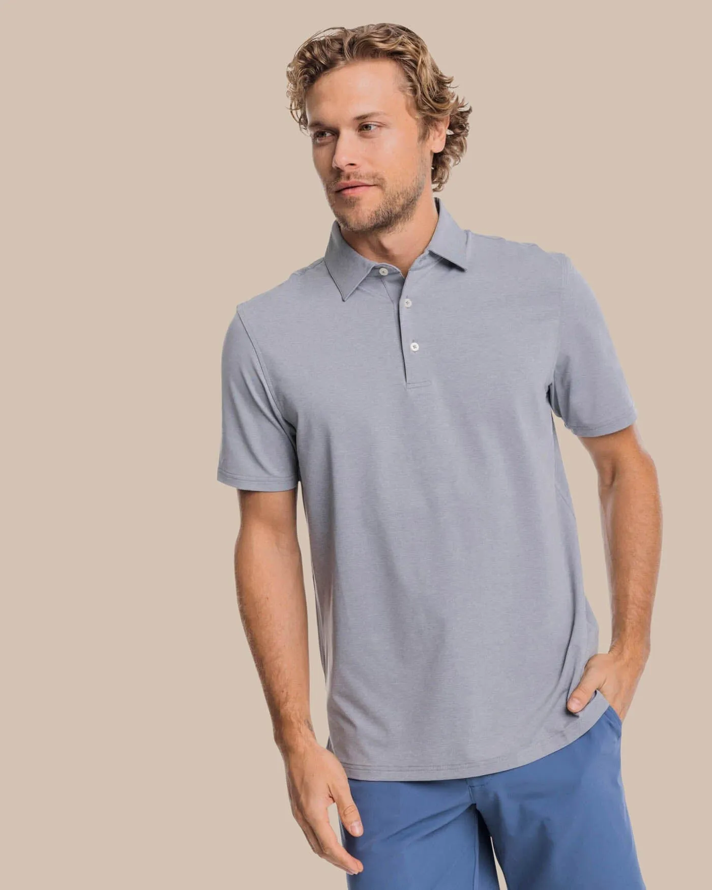 brrr°®-eeze Heather Performance Polo Shirt