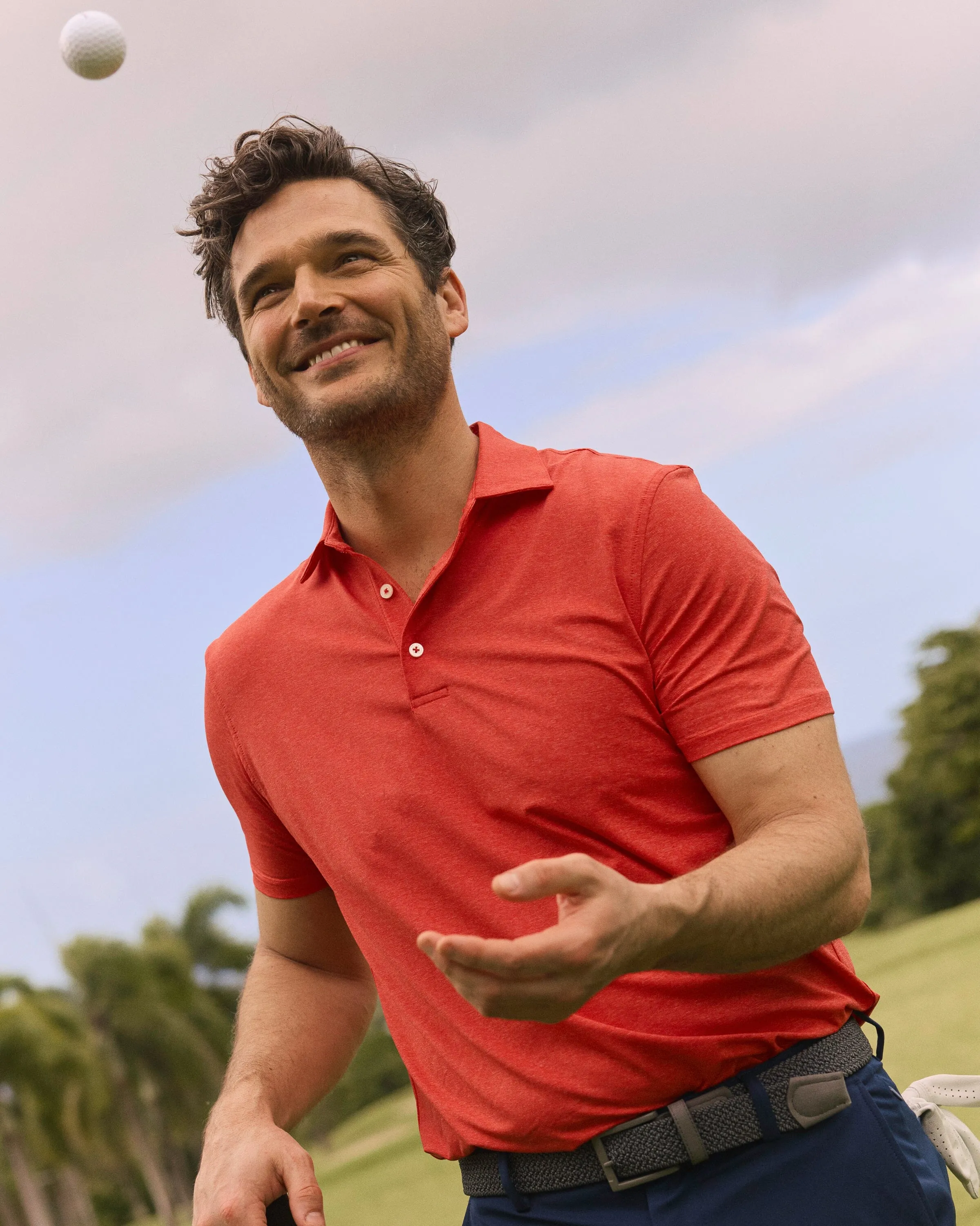 brrr°®-eeze Heather Performance Polo Shirt