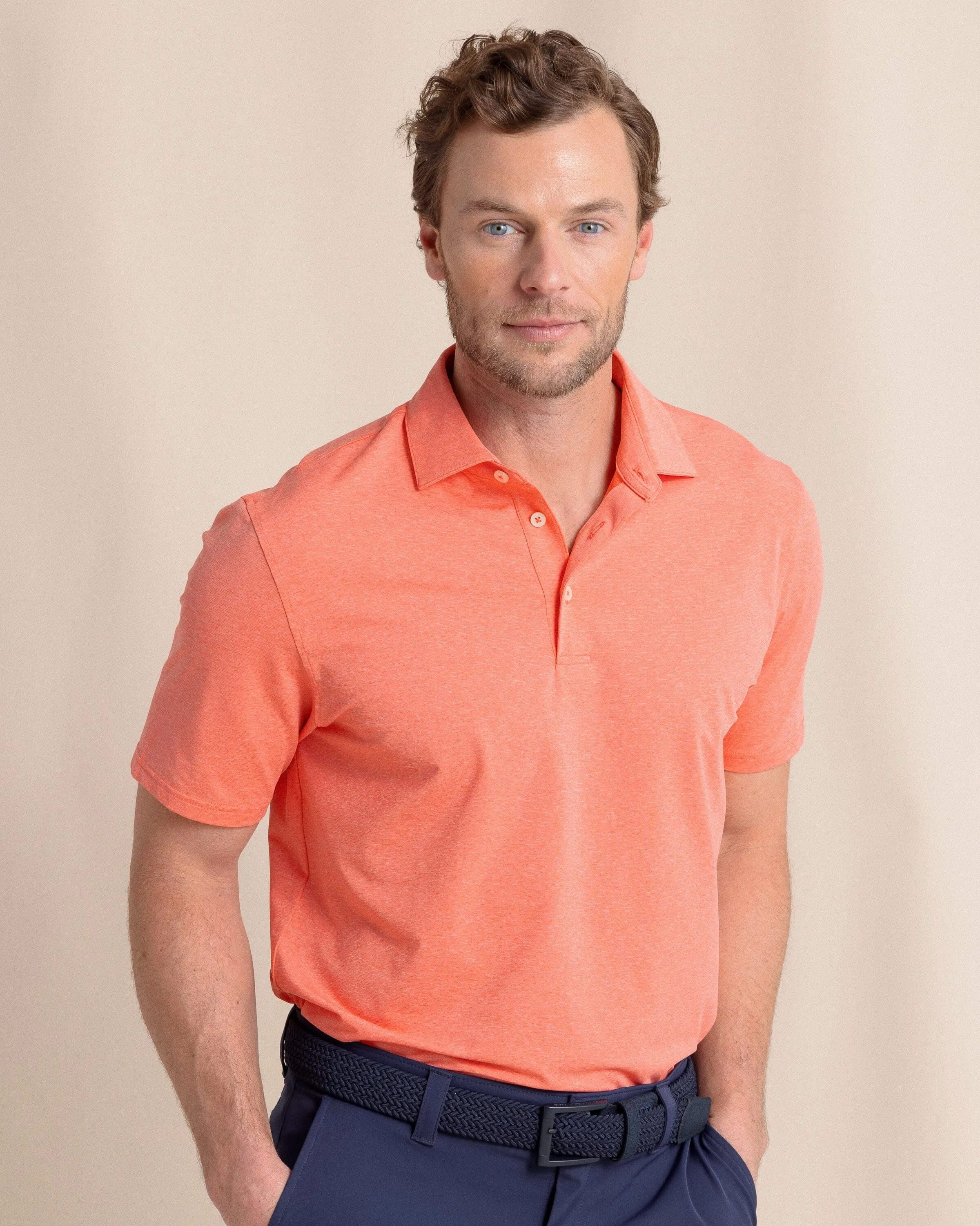brrr°®-eeze Heather Performance Polo Shirt