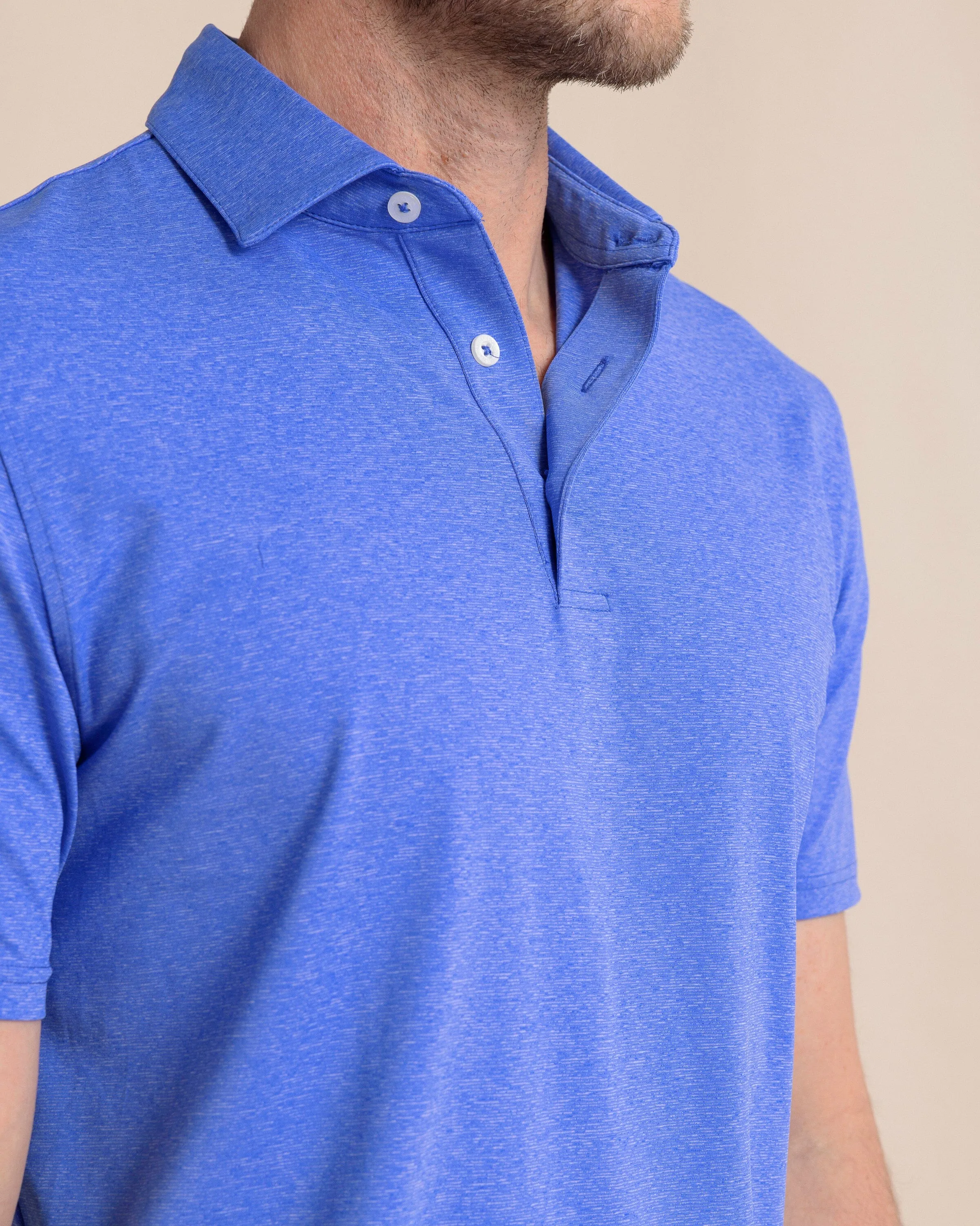 brrr°®-eeze Heather Performance Polo Shirt