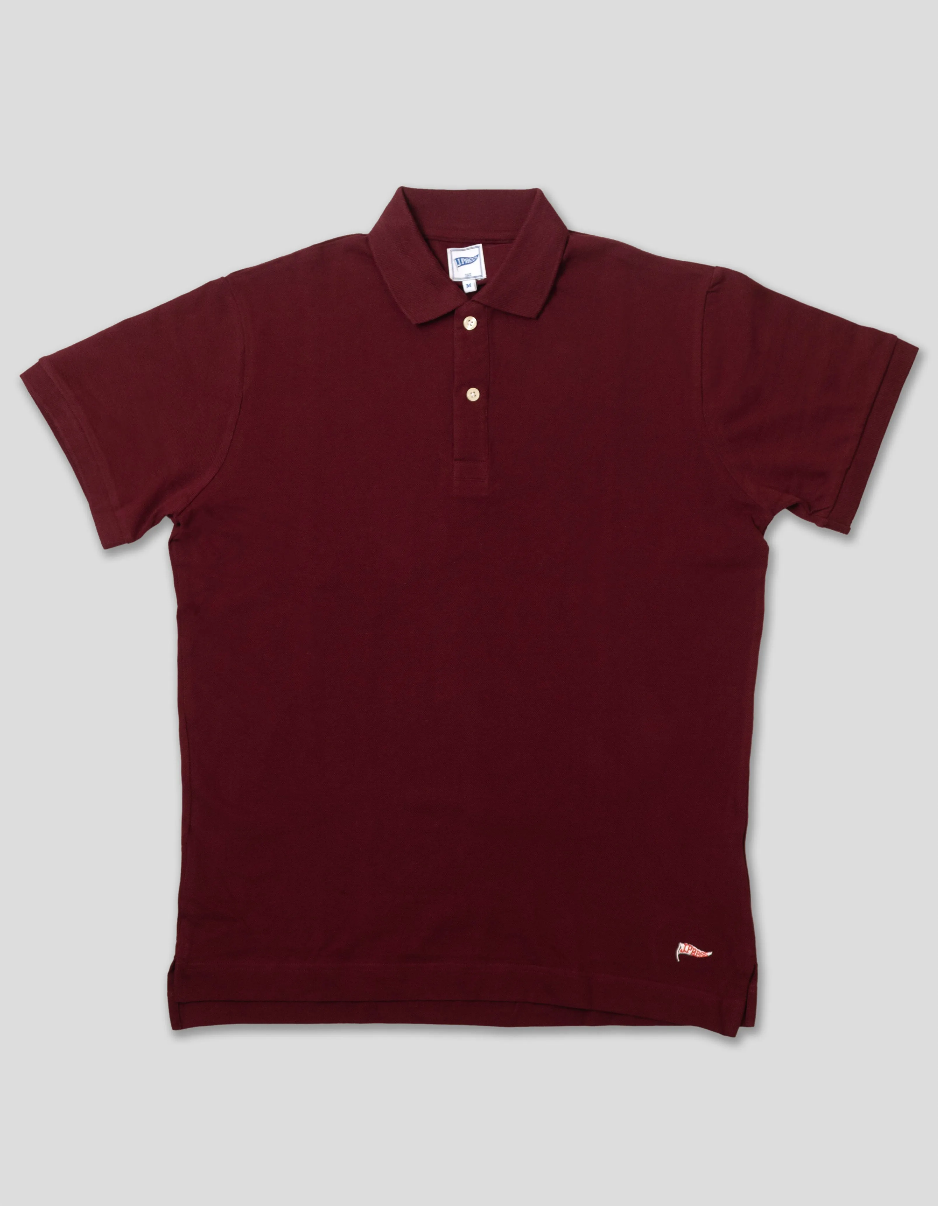 BURGUNDY PIQUE PENNANT POLO