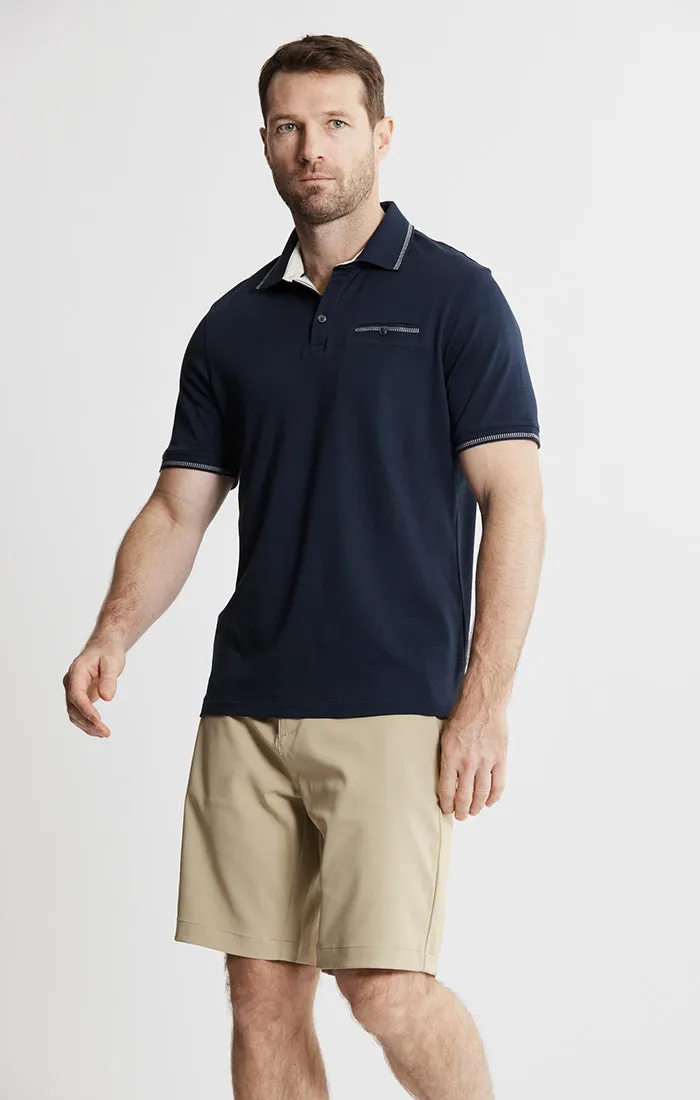 Carlyle Luxe Interlock Polo