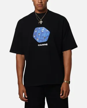 Carre Die Mock Neck T-Shirt Black
