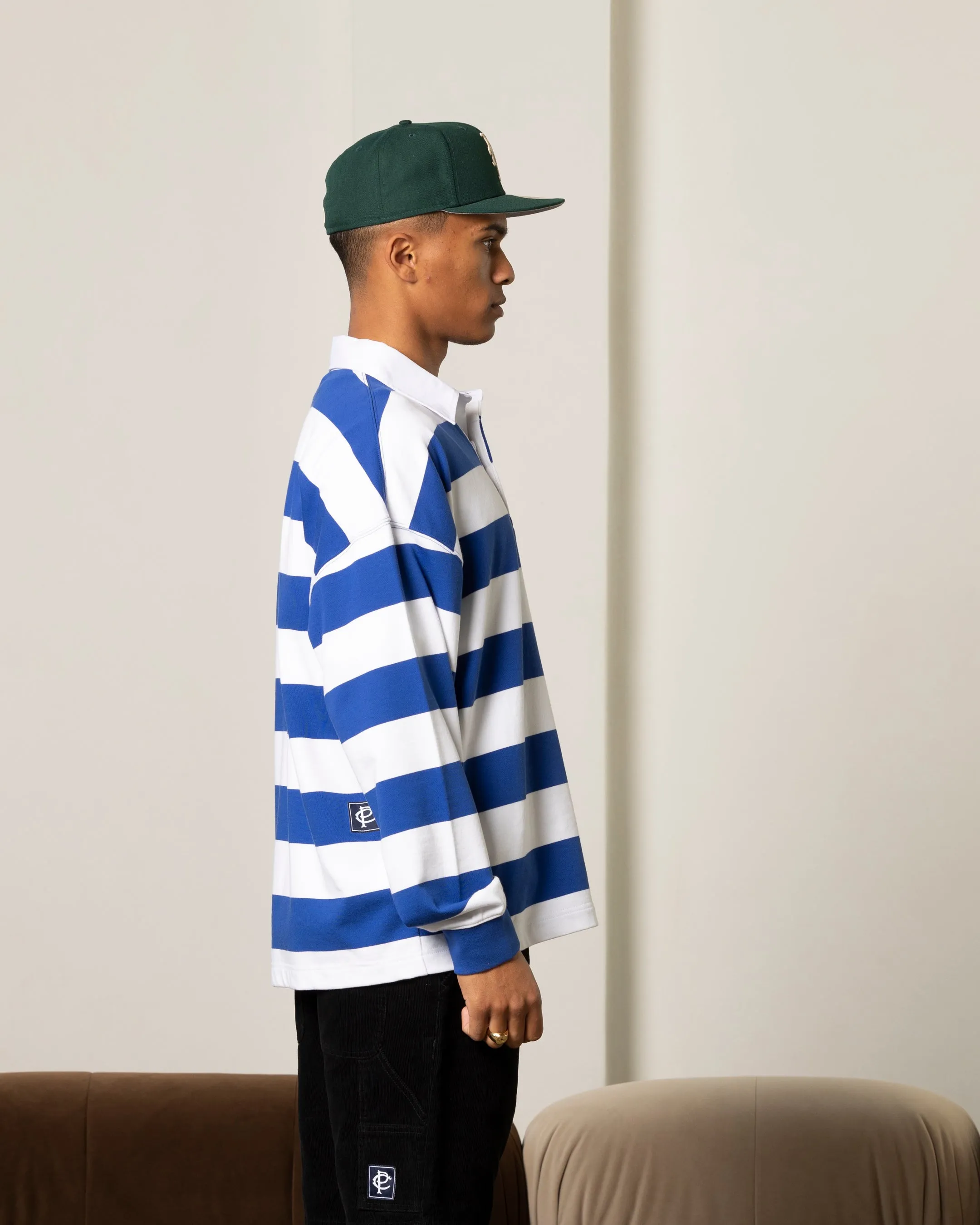 Carre Offside Rugby Polo Shirt Navy/White
