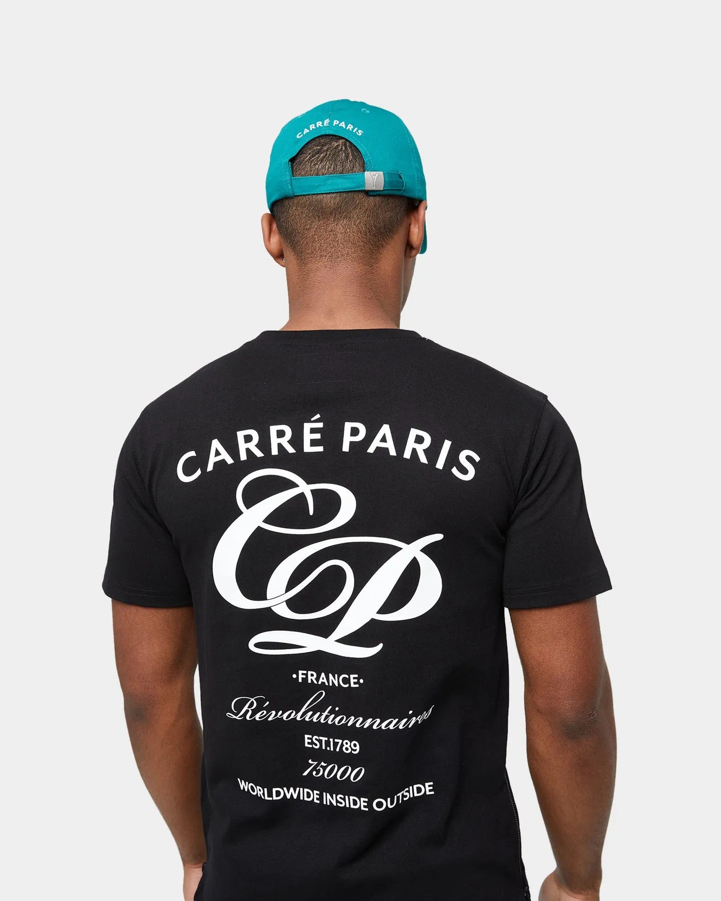 Carre Revolution Zip Drop Tail T-Shirt Black
