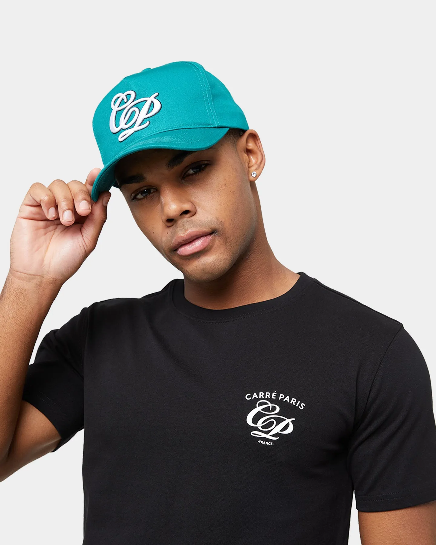 Carre Revolution Zip Drop Tail T-Shirt Black