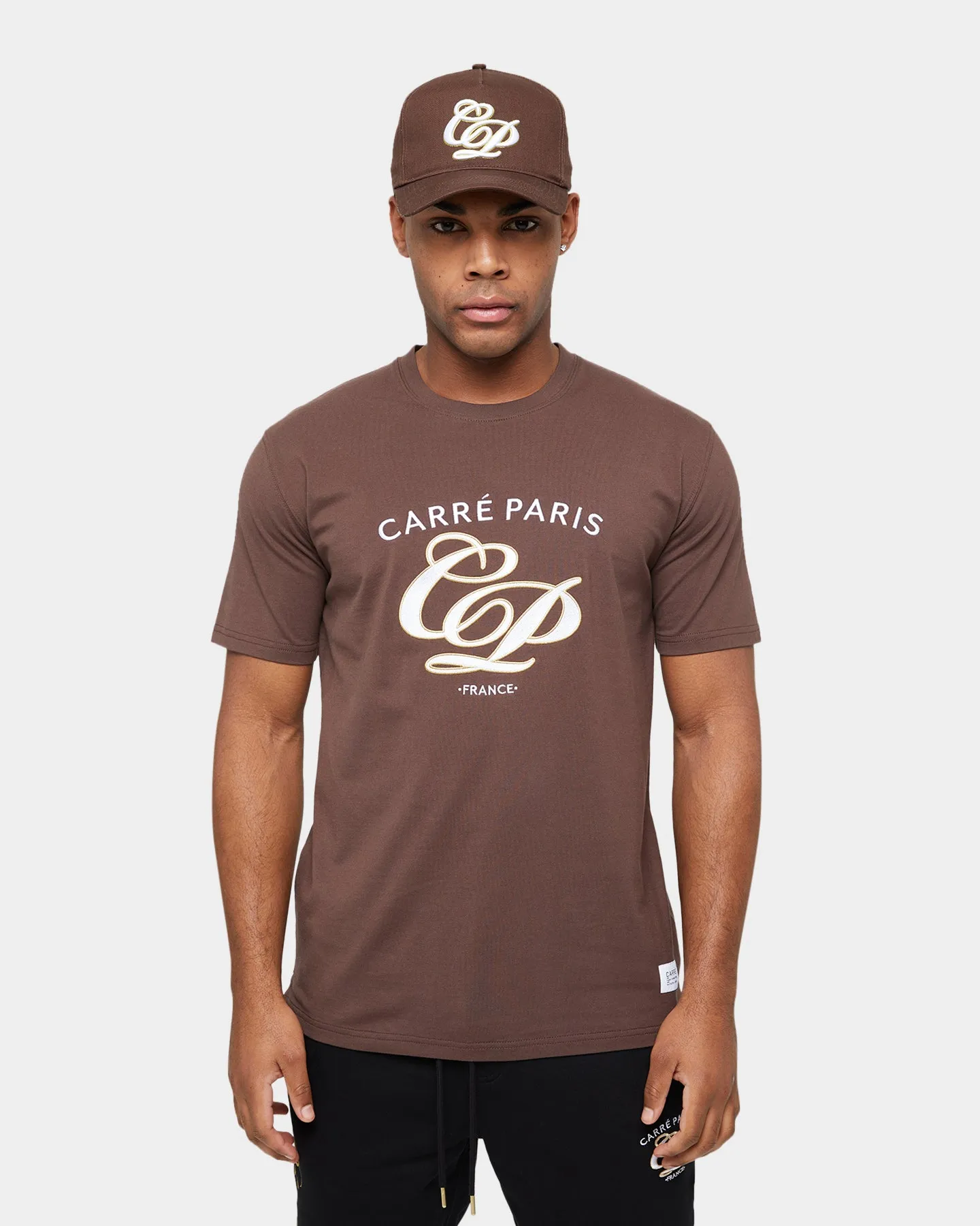 Carre Revolutionnaires Classic Short Sleeve T-Shirt Dark Brown
